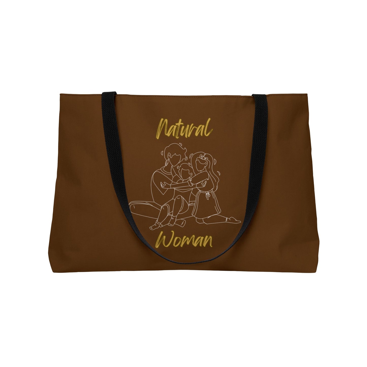 Natural Woman Bear Hugs (WL) Weekender Tote Bag BROWN