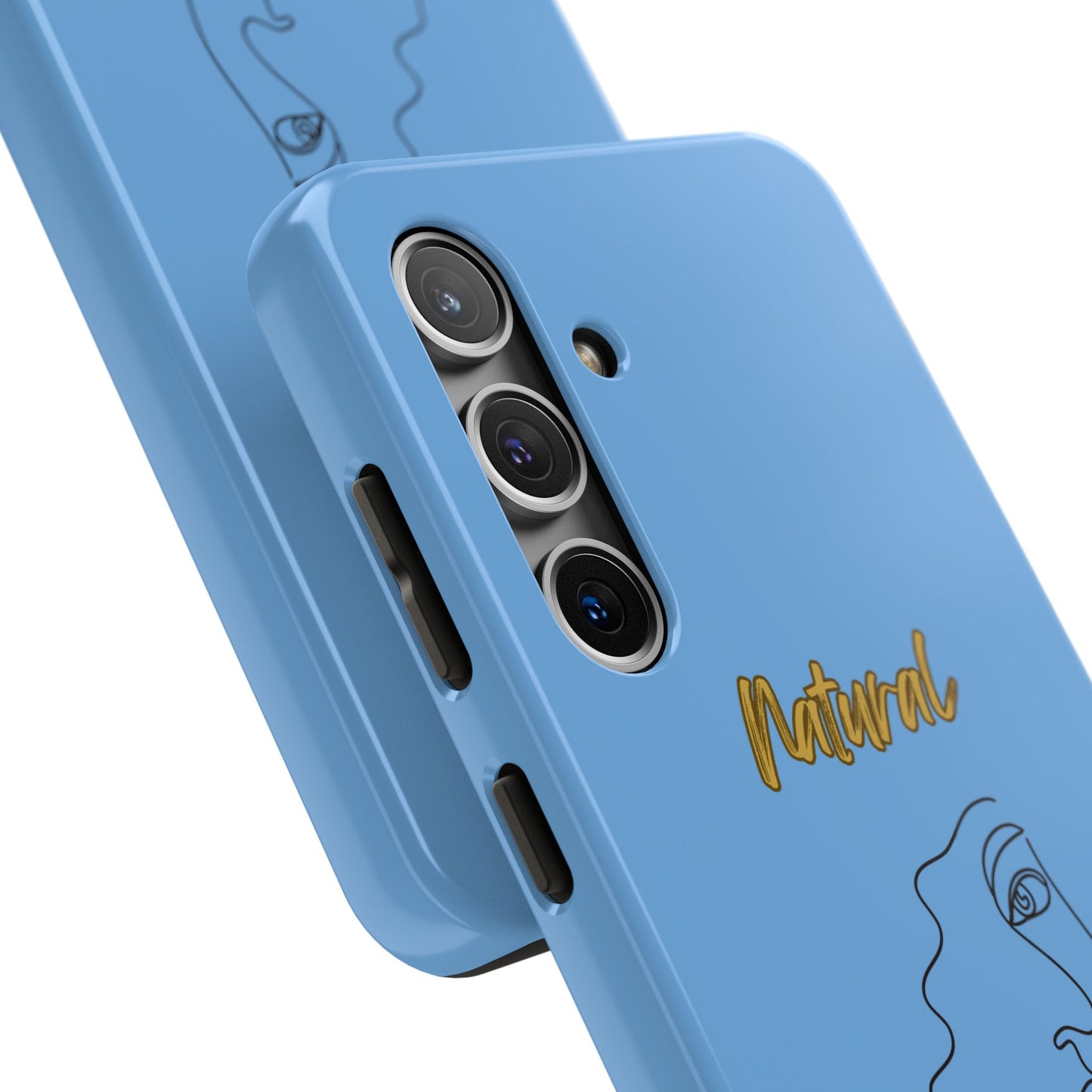 Natural Woman Peekaboo (BL)Tough Phone Cases LIGHT BLUE