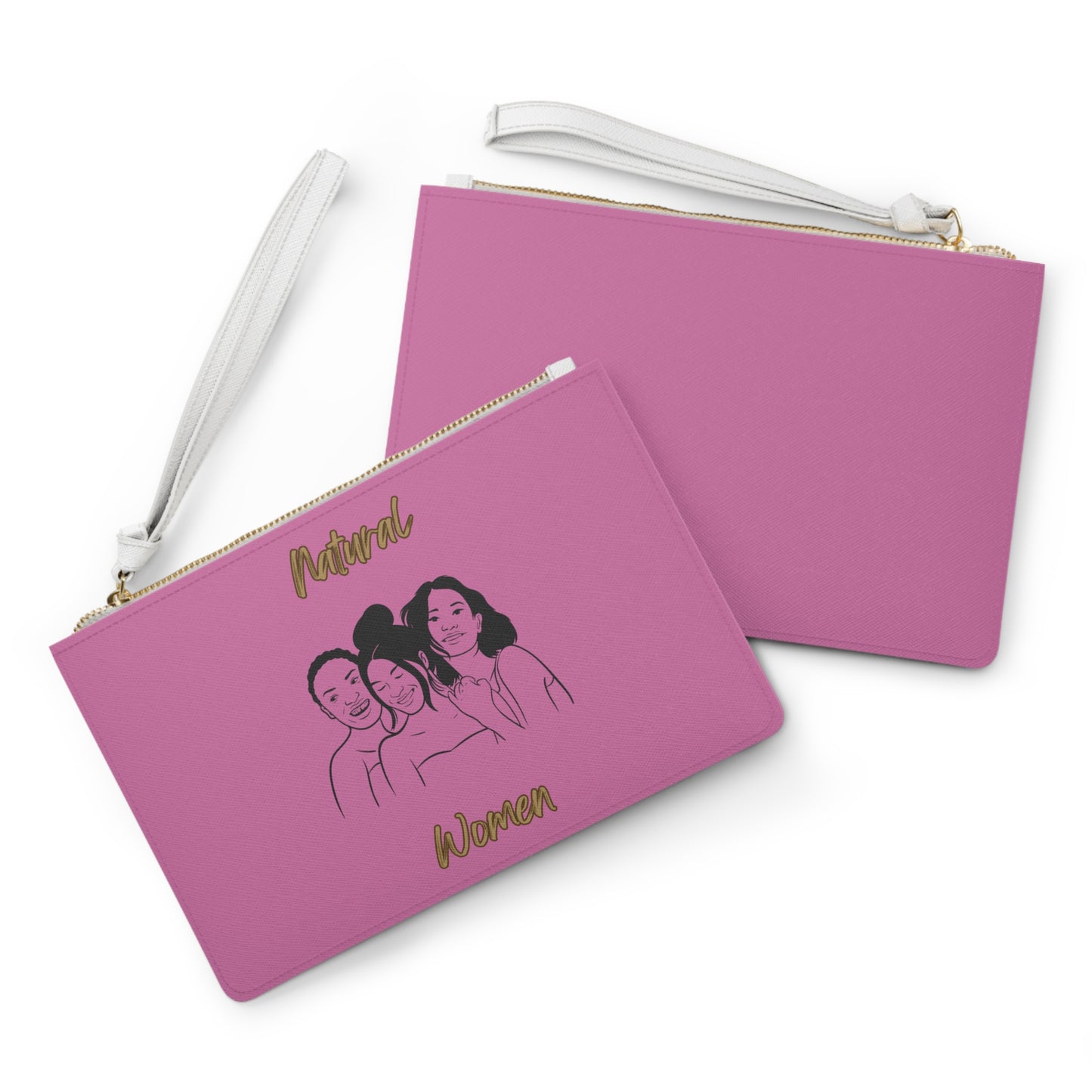 Natural Women Laughing Friends (BL) Clutch Bag LIGHT PINK