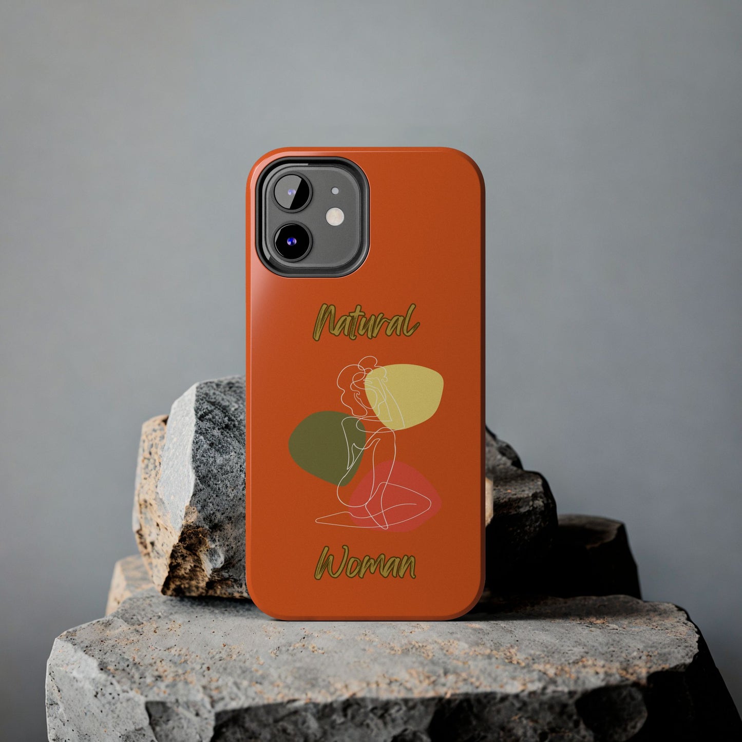 Natural Woman Colorful Pose (WL)Tough Phone Cases ORANGE