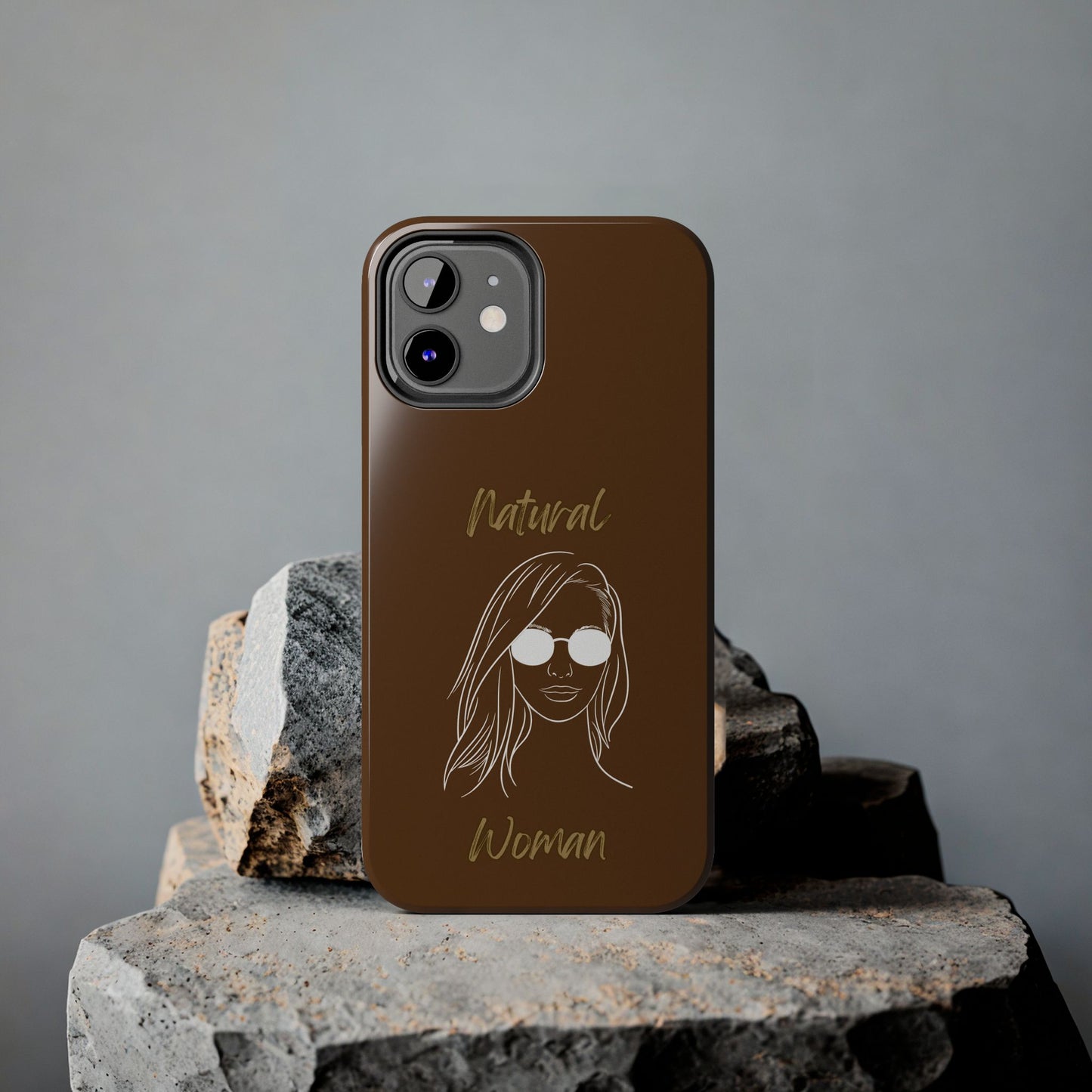 Natural Woman Shades (WL)Tough Phone Cases BROWN