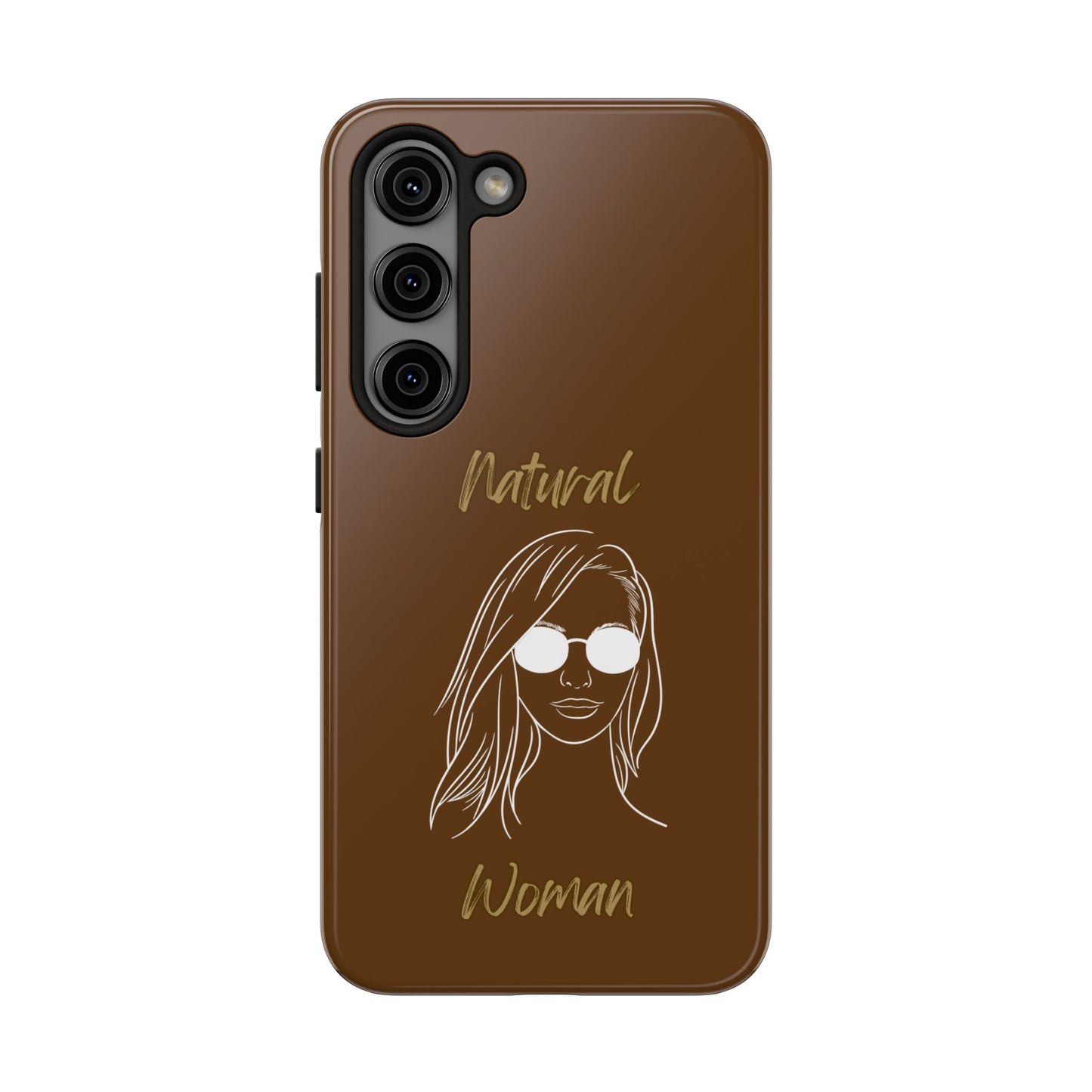 Natural Woman Shades (WL)Tough Phone Cases BROWN