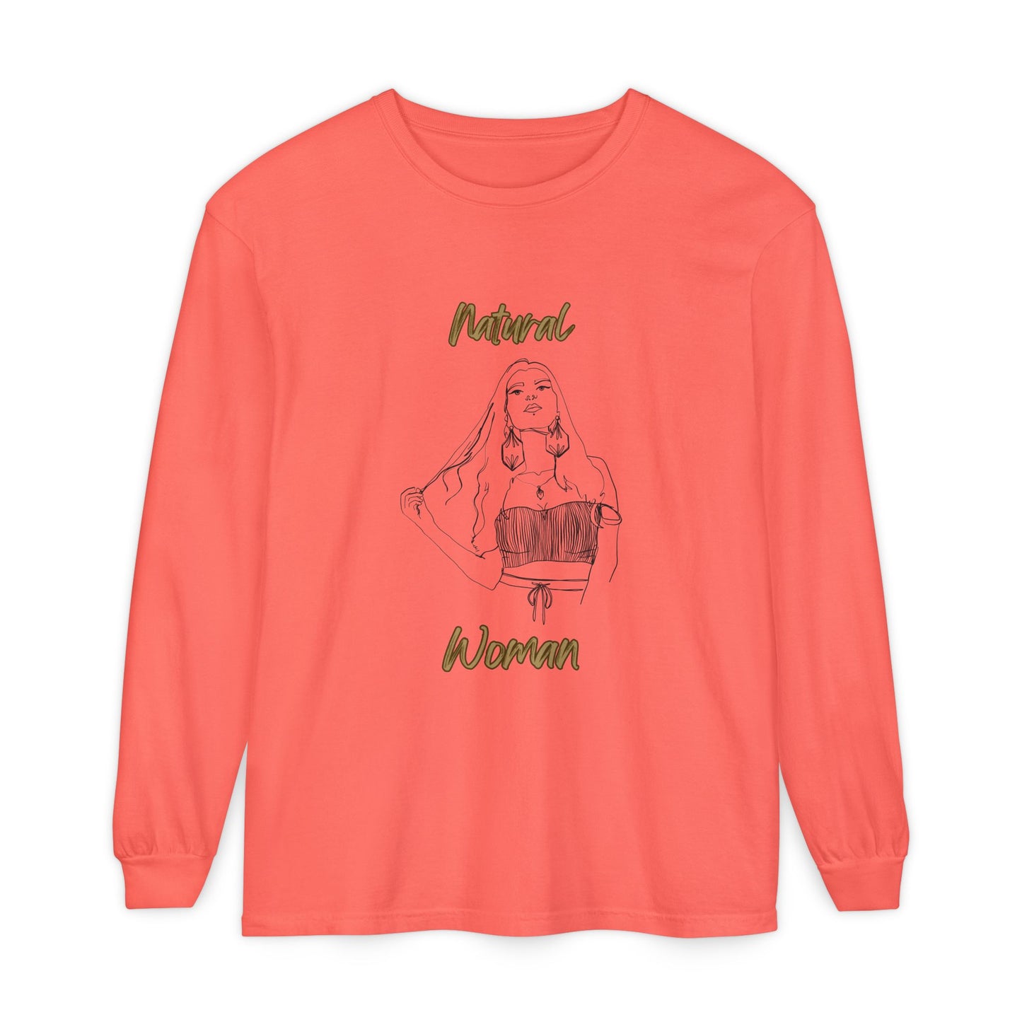 Natural Woman Thinking (BL) Long Sleeve T-Shirt