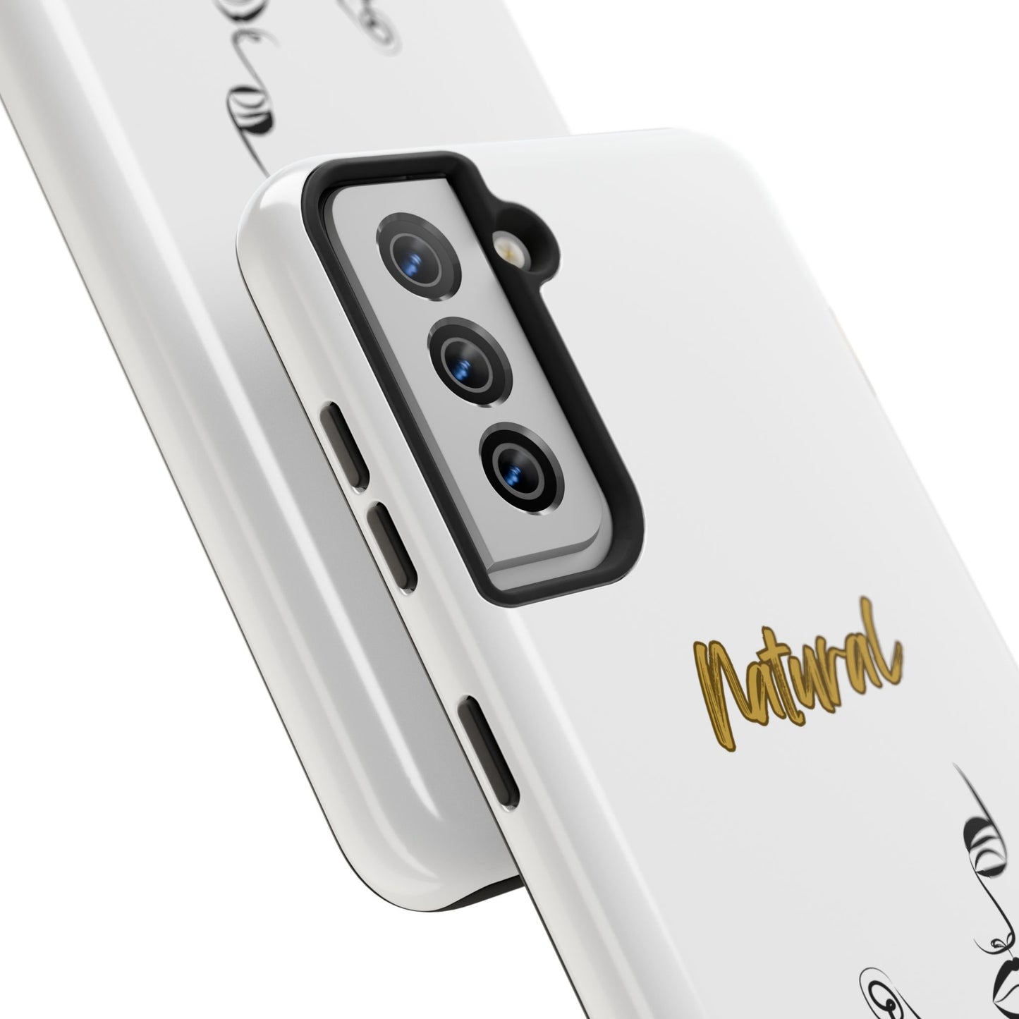 Natural Woman Music In My Soul (BL)Tough Phone Cases WHITE