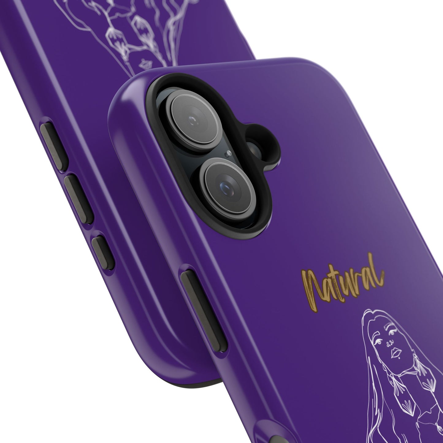 Natural Woman Thinking (WL)Tough Phone Cases PURPLE