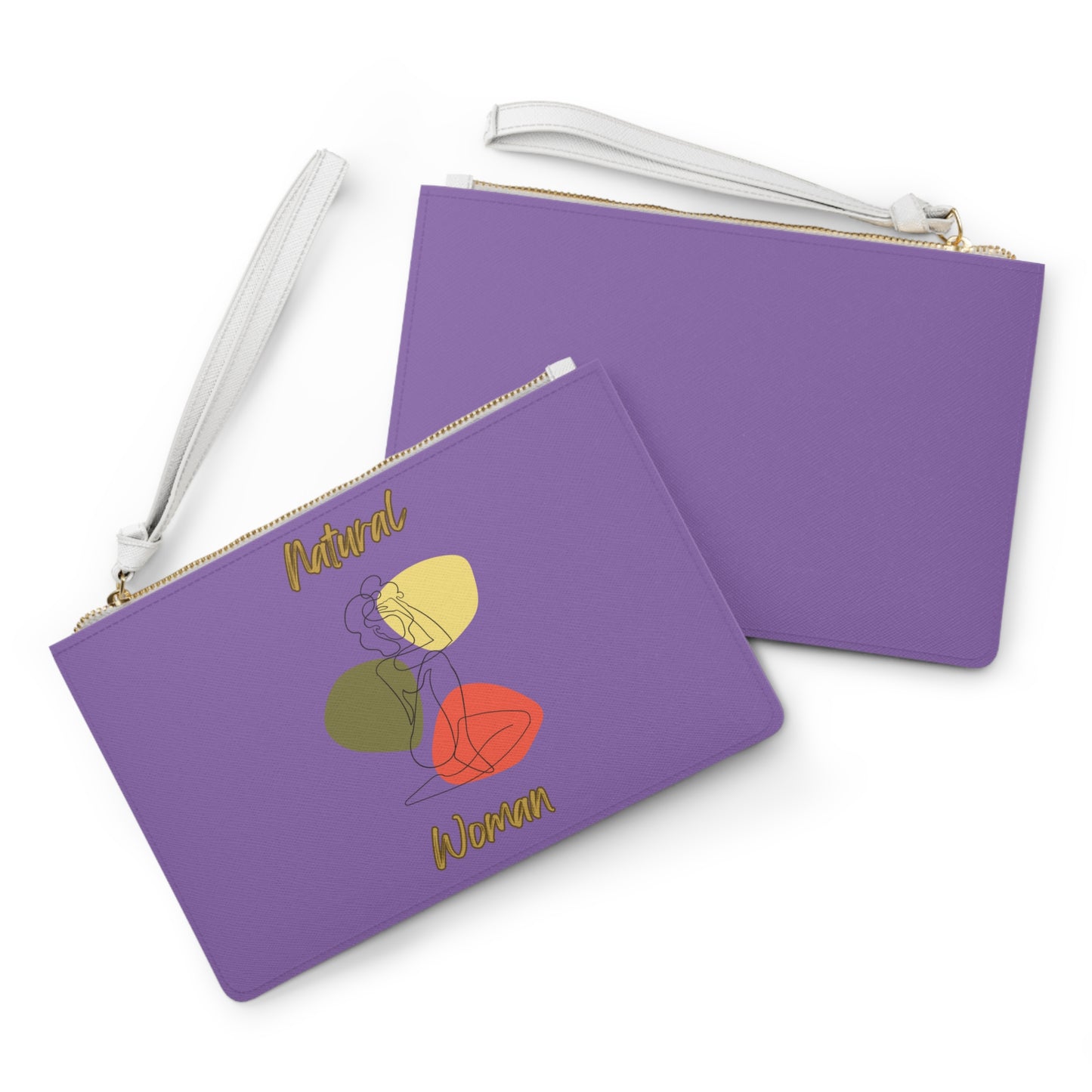 Natural Woman Colorful Pose (BL) Clutch Bag LIGHT PURPLE