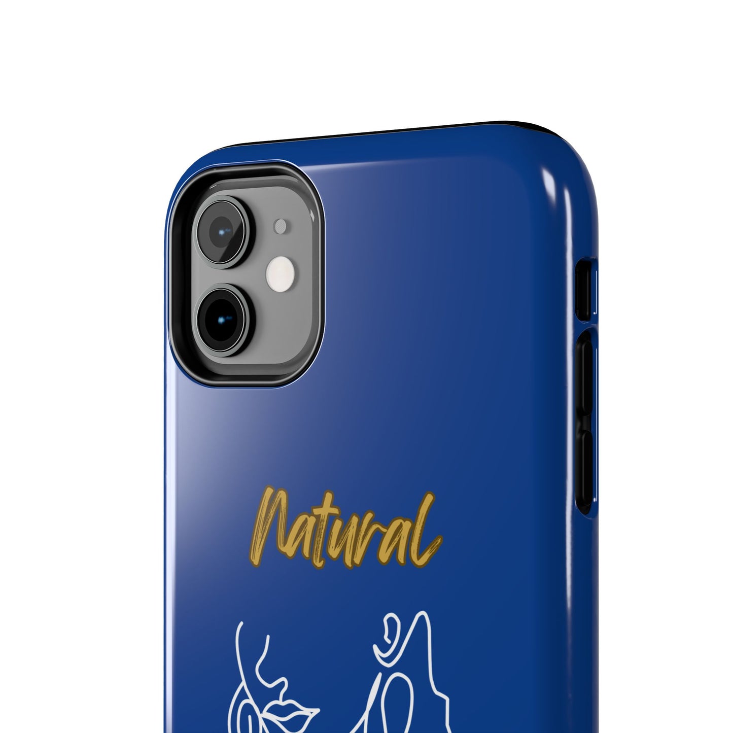 Natural Woman Lips (WL)Tough Phone Cases DARK BLUE