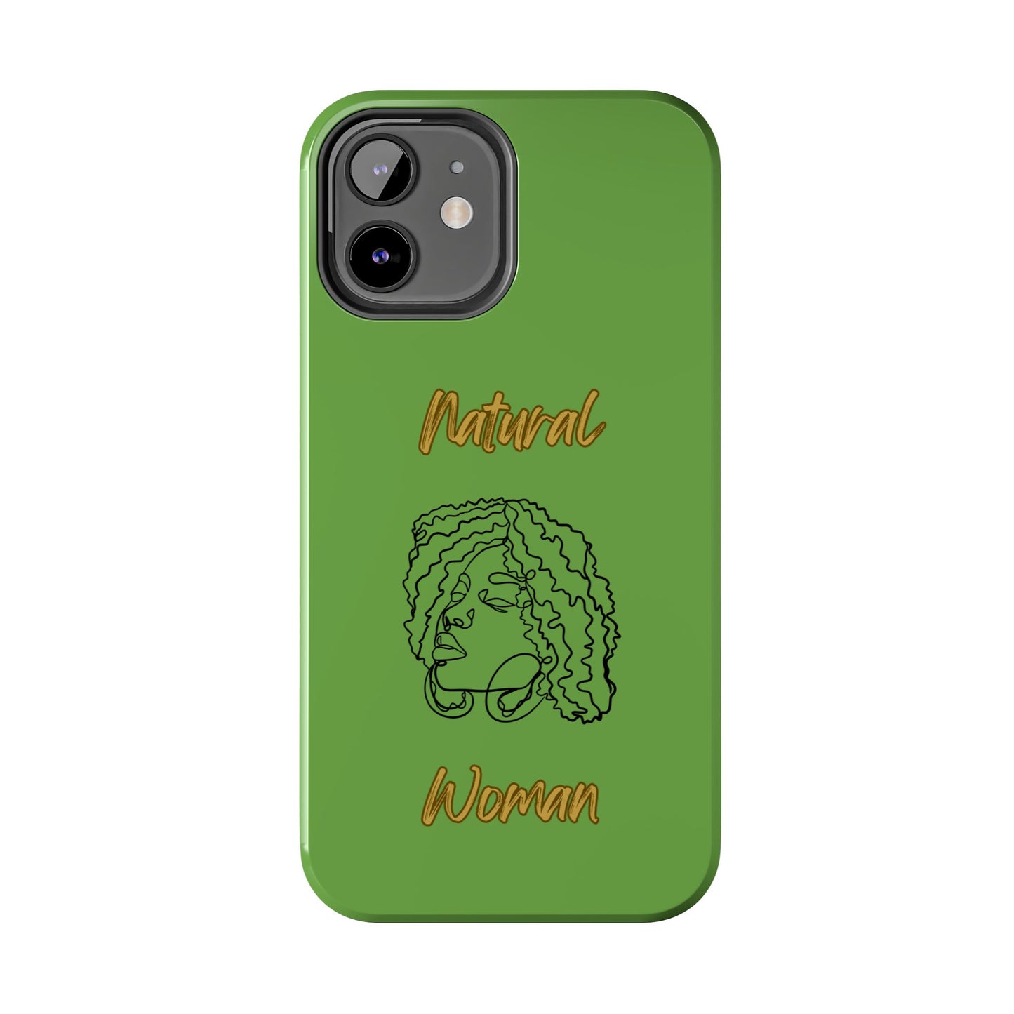 Natural Woman Naturally Me (BL)Tough Phone Cases GREEN