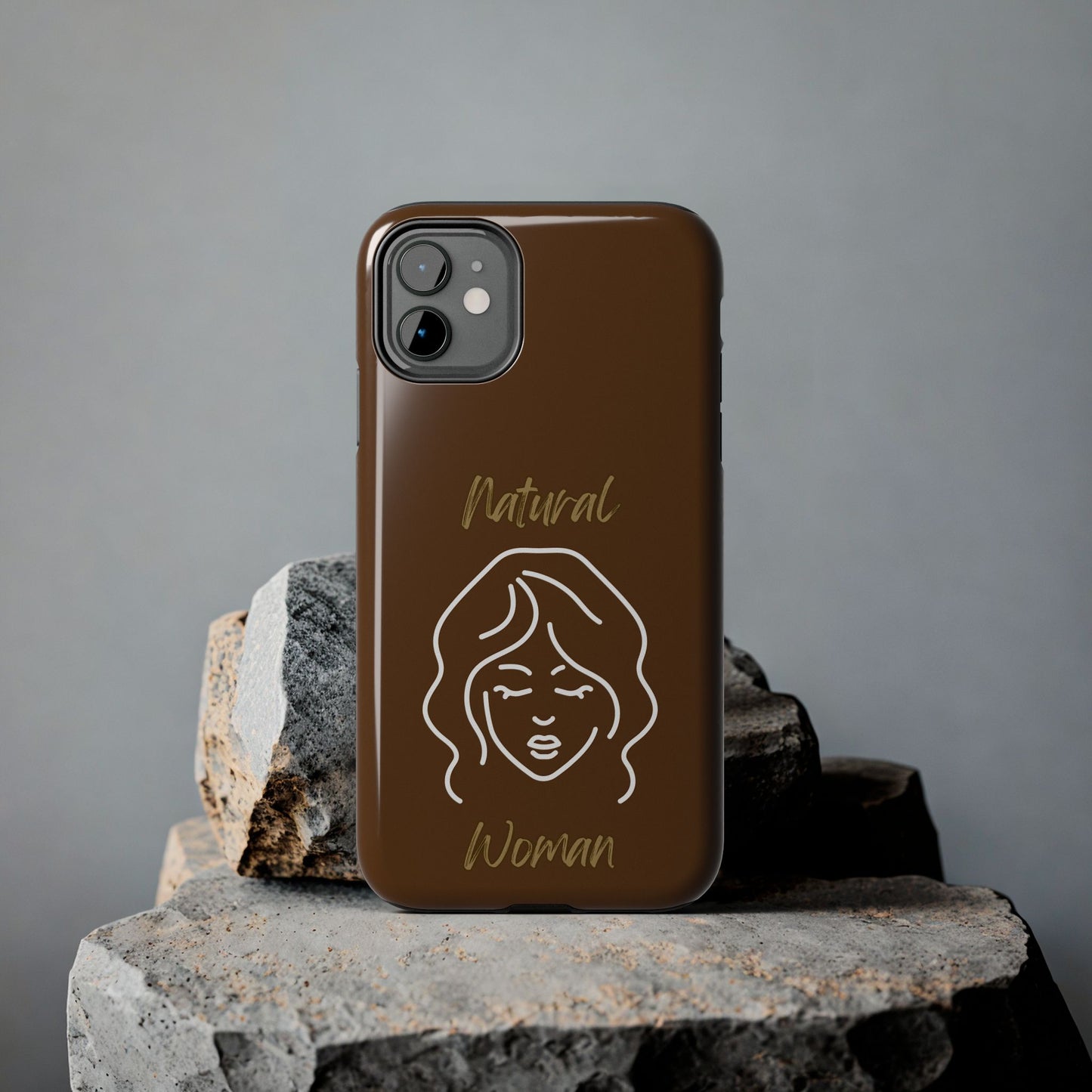 Natural Woman Modest (WL)Tough Phone Cases BROWN