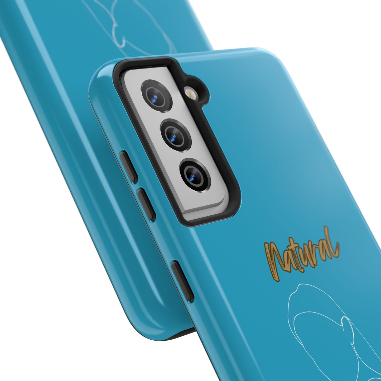 Natural Woman Tilted Look (WL) Tough Phone Cases TURQUOISE