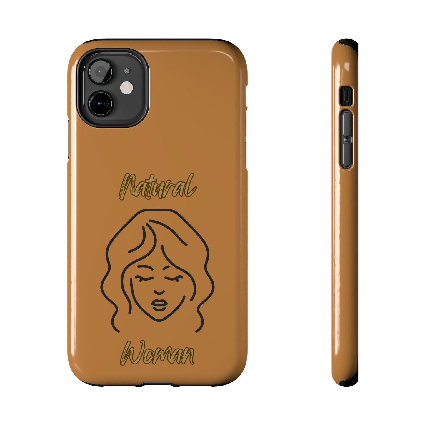 Natural Woman Modest (BL)Tough Phone Cases LIGHT BROWN