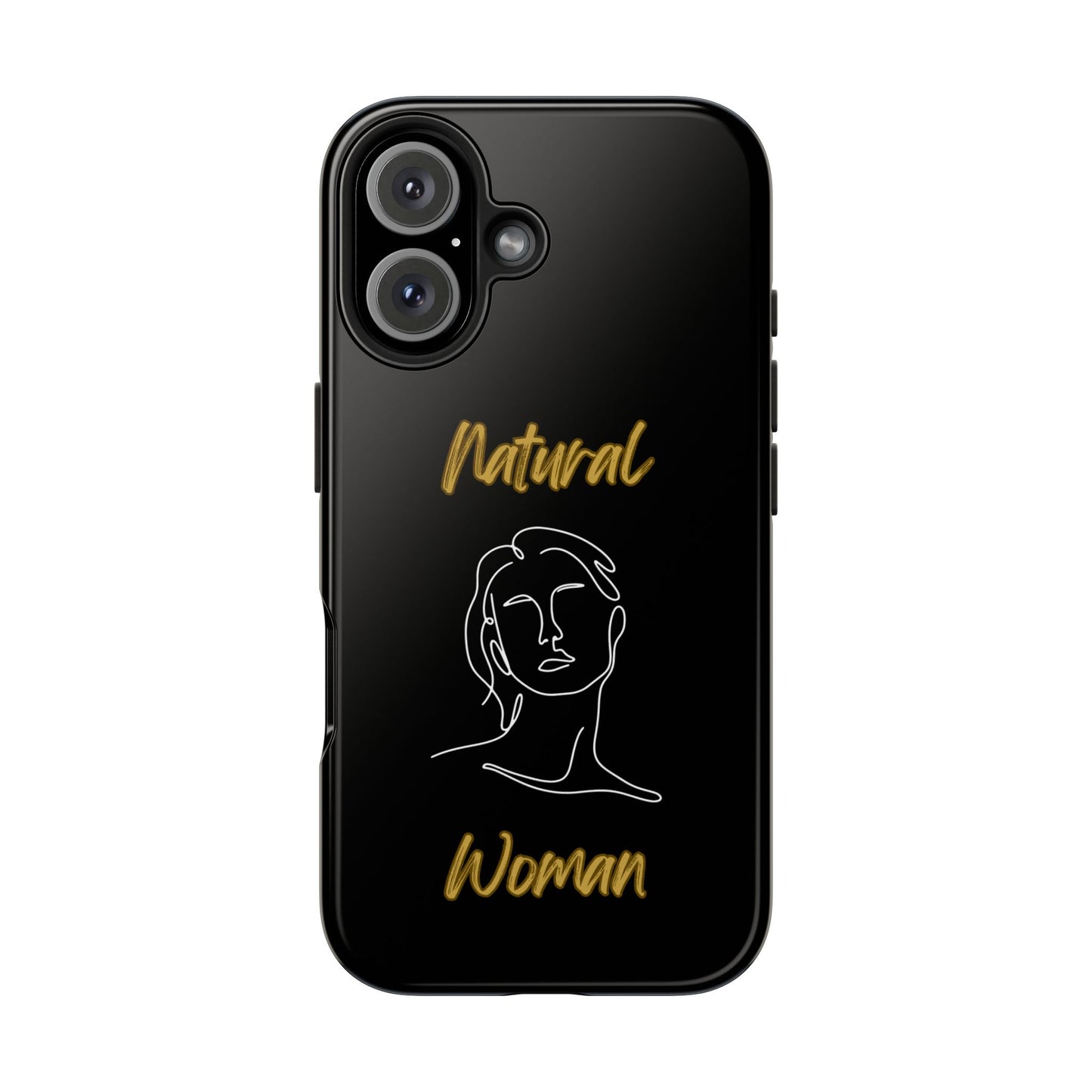 Natural Woman Hello (WL)Tough Phone Cases BLACK