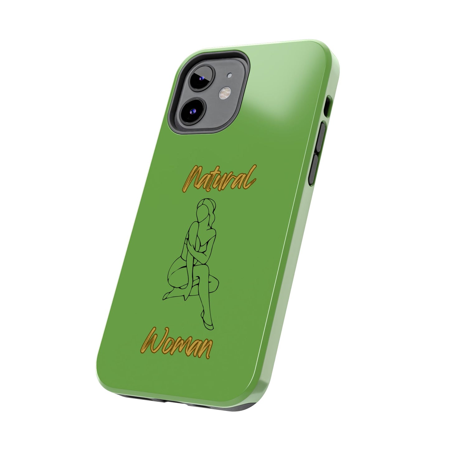 Natural Woman Shoulder Action (BL)Tough Phone Cases GREEN