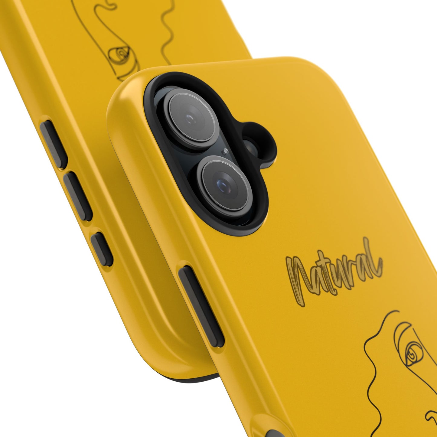 Natural Woman Peekaboo (BL)Tough Phone Cases YELLOW