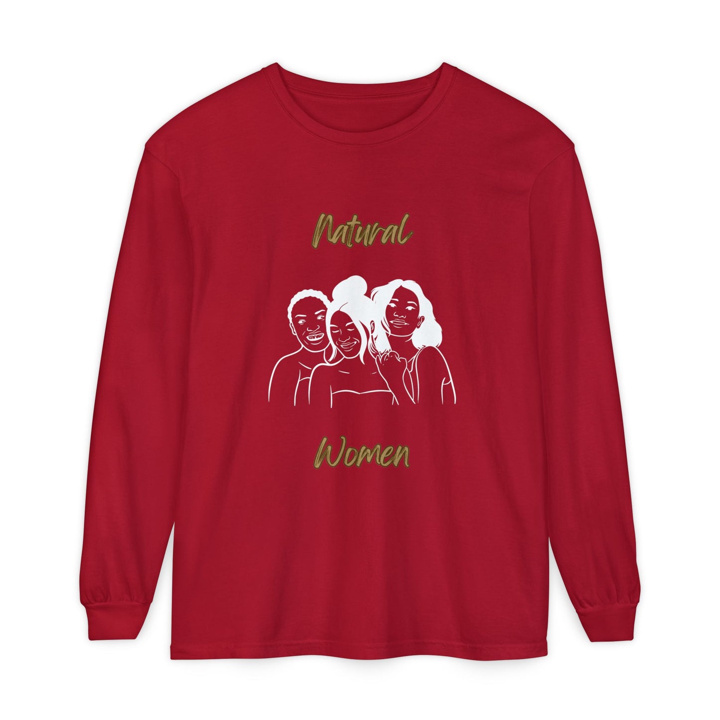 Natural Woman Laughing Friends (WL) Long Sleeve T-Shirt