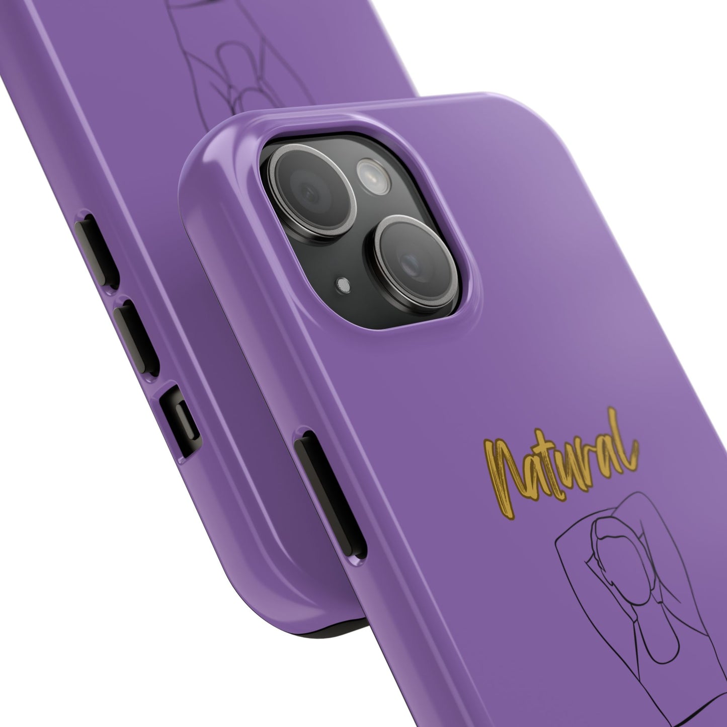 Natural Woman I Love Me (BL)Tough Phone Cases LIGHT PURPLE