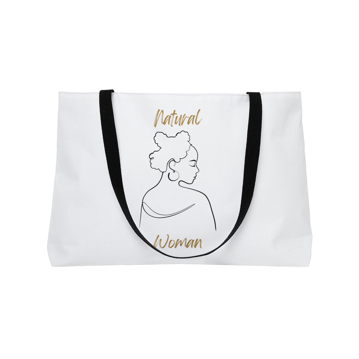 Natural Woman Twist (BL) Weekender Tote Bag WHITE