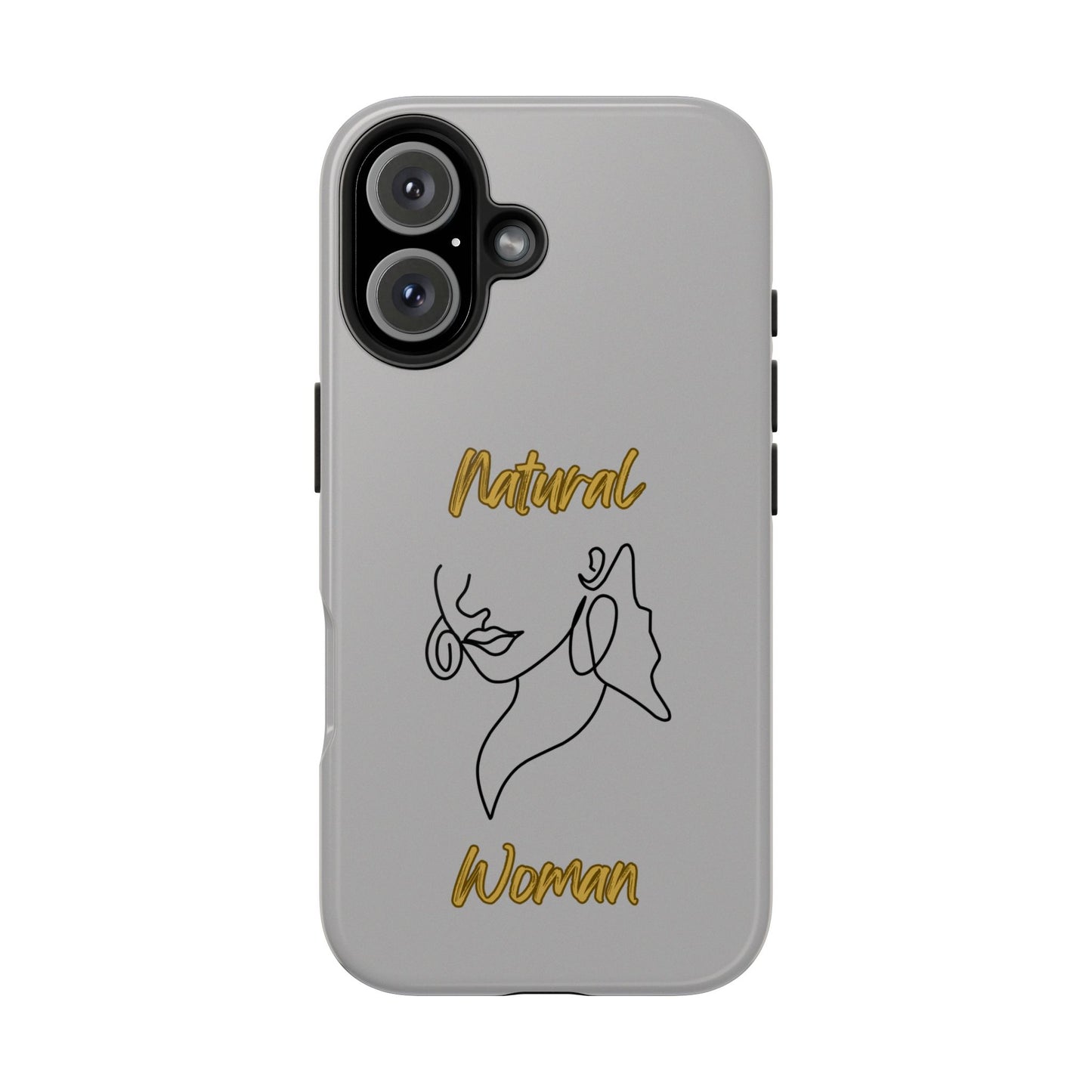 Natural Woman Lips (BL)Tough Phone Cases LIGHT GREY