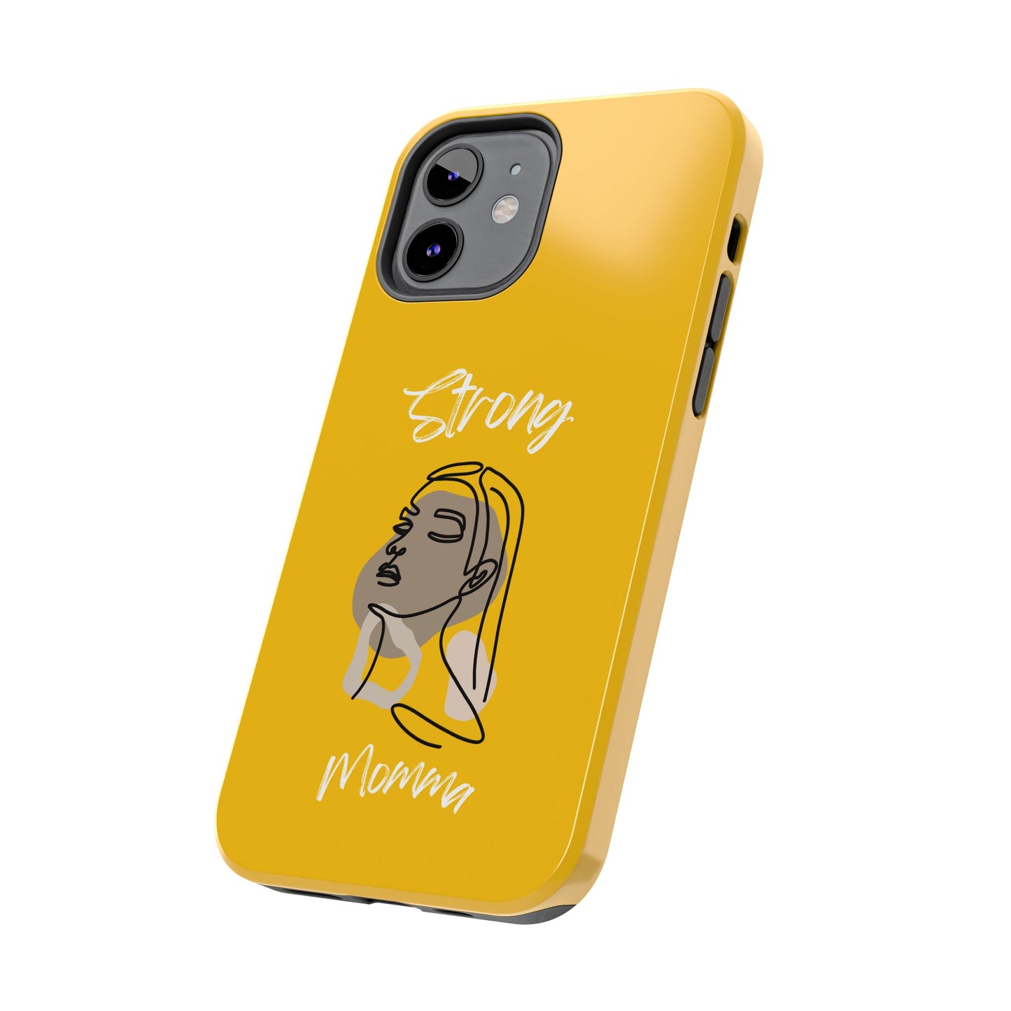 Strong Momma (WL) Tough Phone Cases YELLOW