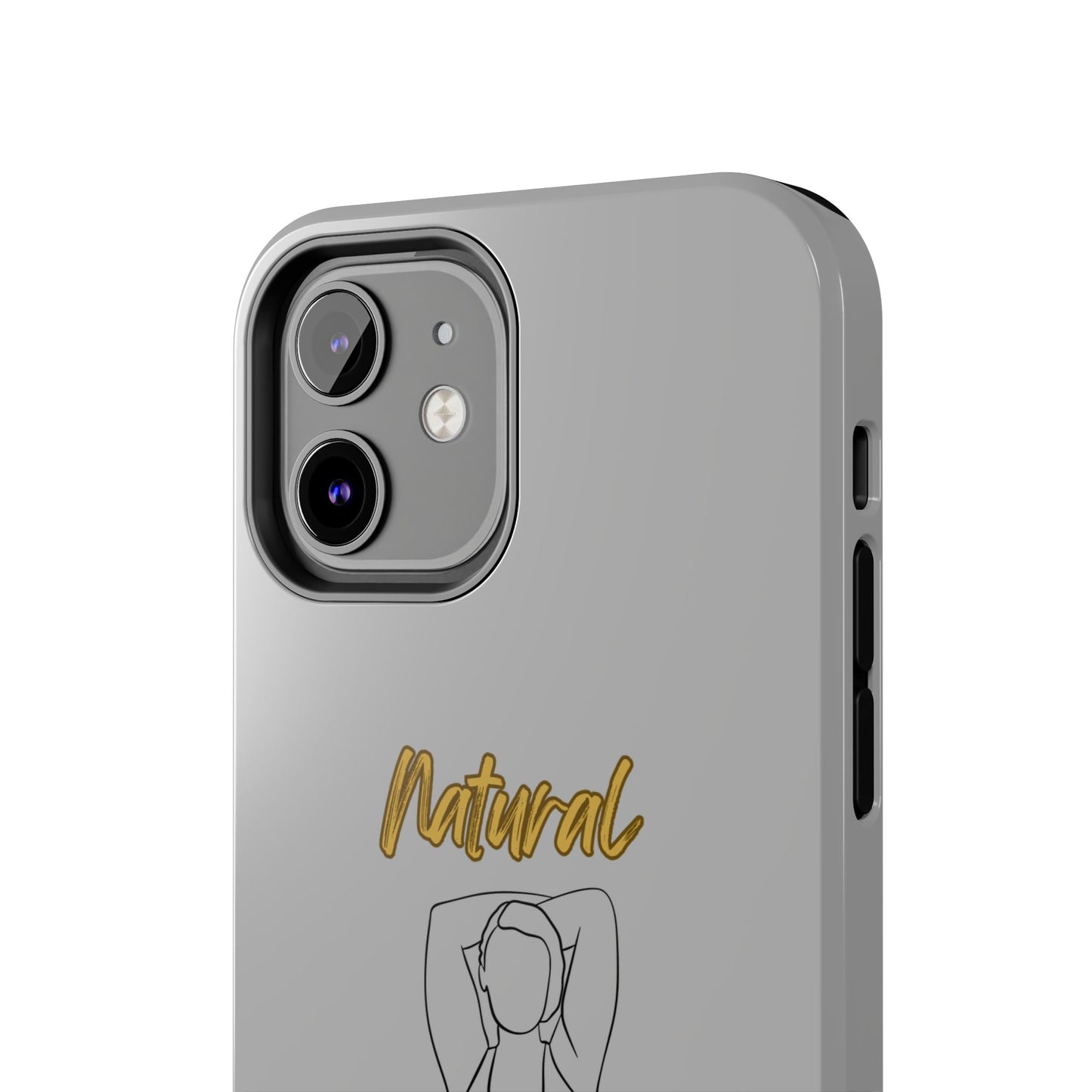 Natural Woman I Love Me (BL)Tough Phone Cases LIGHT GREY