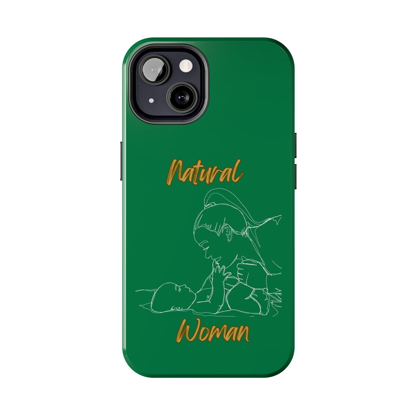 Natural Woman New Life (WL)Tough Phone Cases DARK GREEN