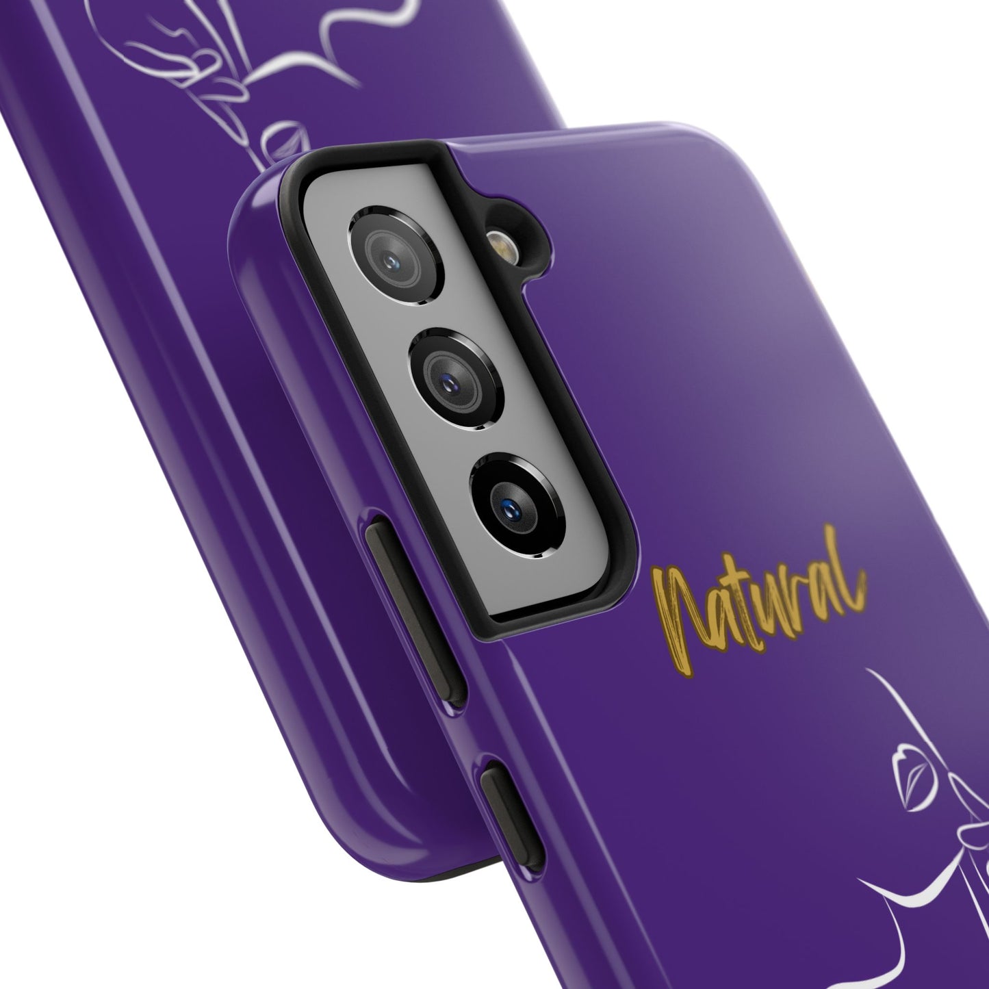 Natural Woman Chin Up (WL)Tough Phone Cases PURPLE