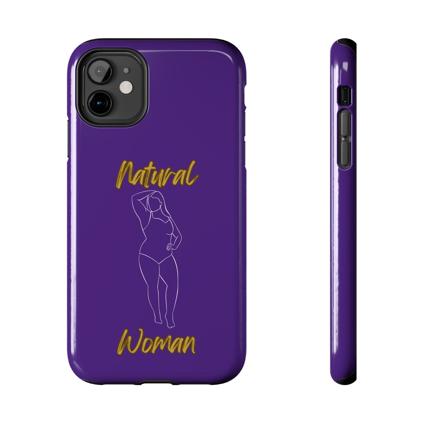 Natural Woman Looking Good (WL)Tough Phone Cases PURPLE