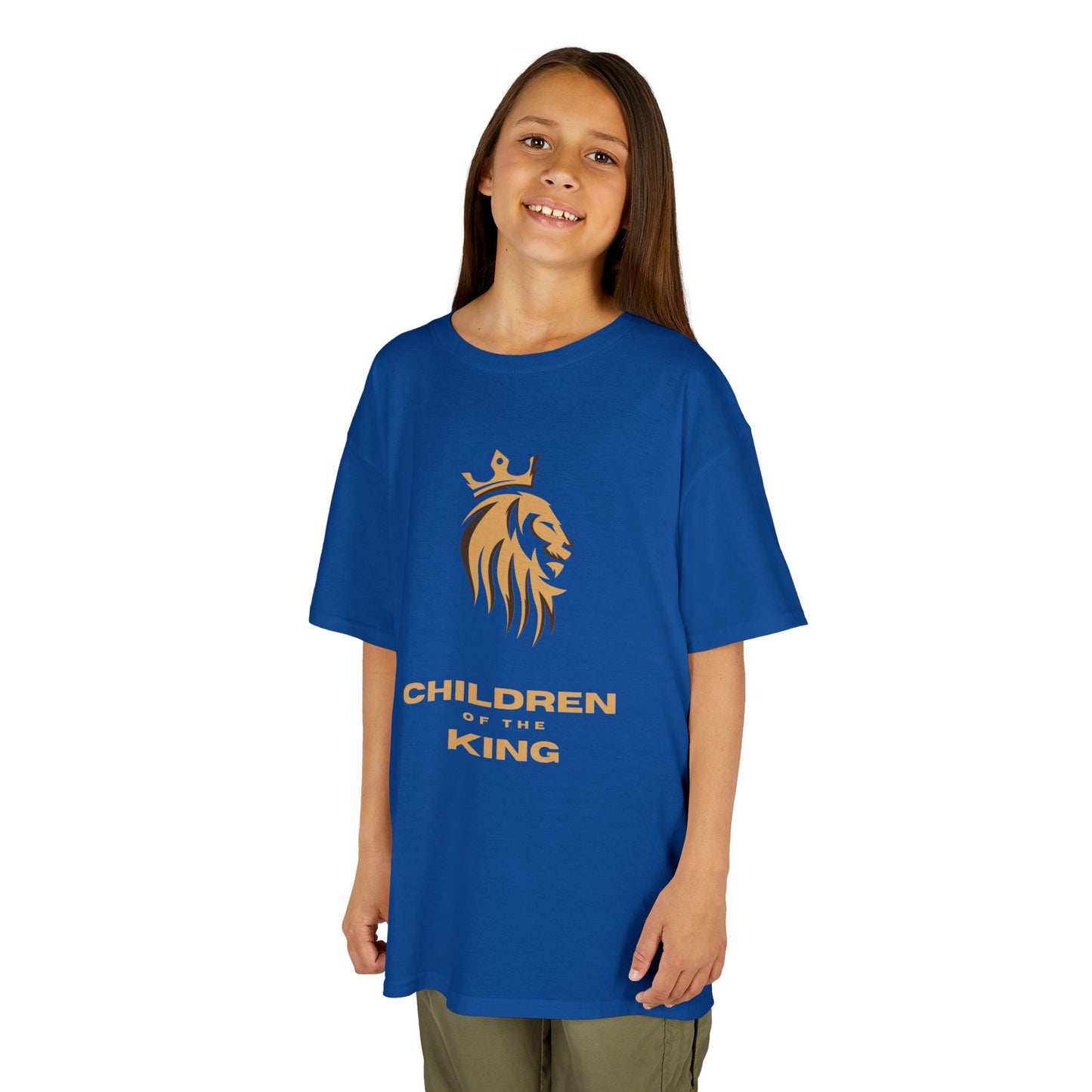 Children of the King Inspirational Kids Cotton T-Shirt (BRL)