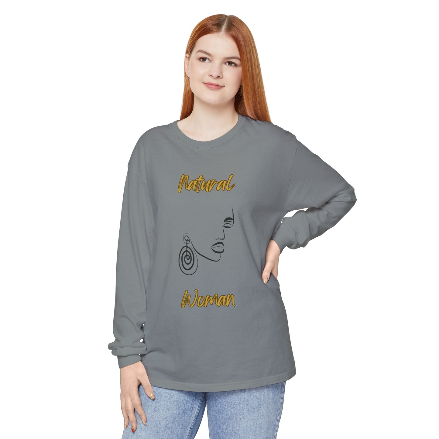 Natural Woman Music In My Soul (BL) Long Sleeve T-Shirt