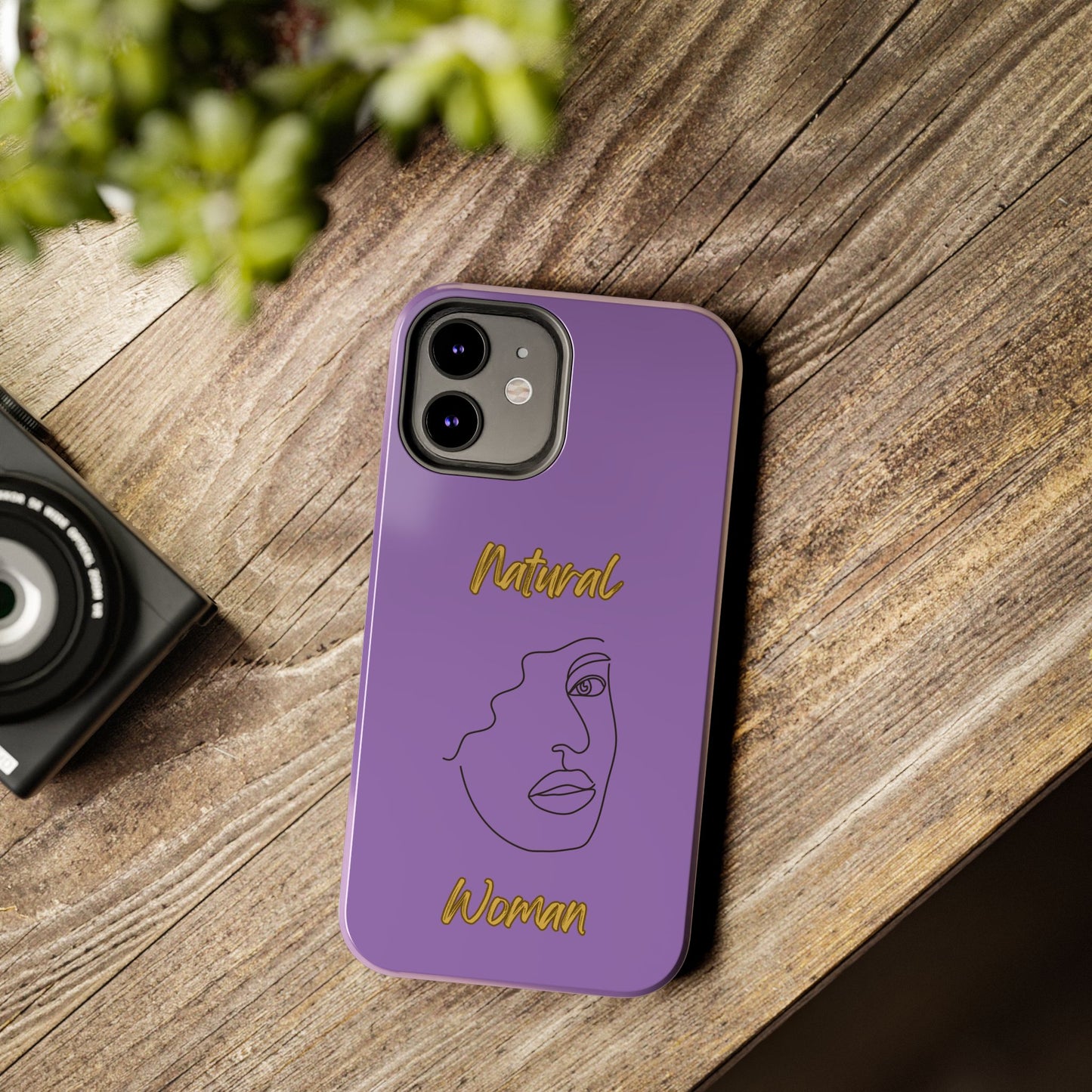 Natural Woman Peekaboo (BL)Tough Phone Cases LIGHT PURPLE