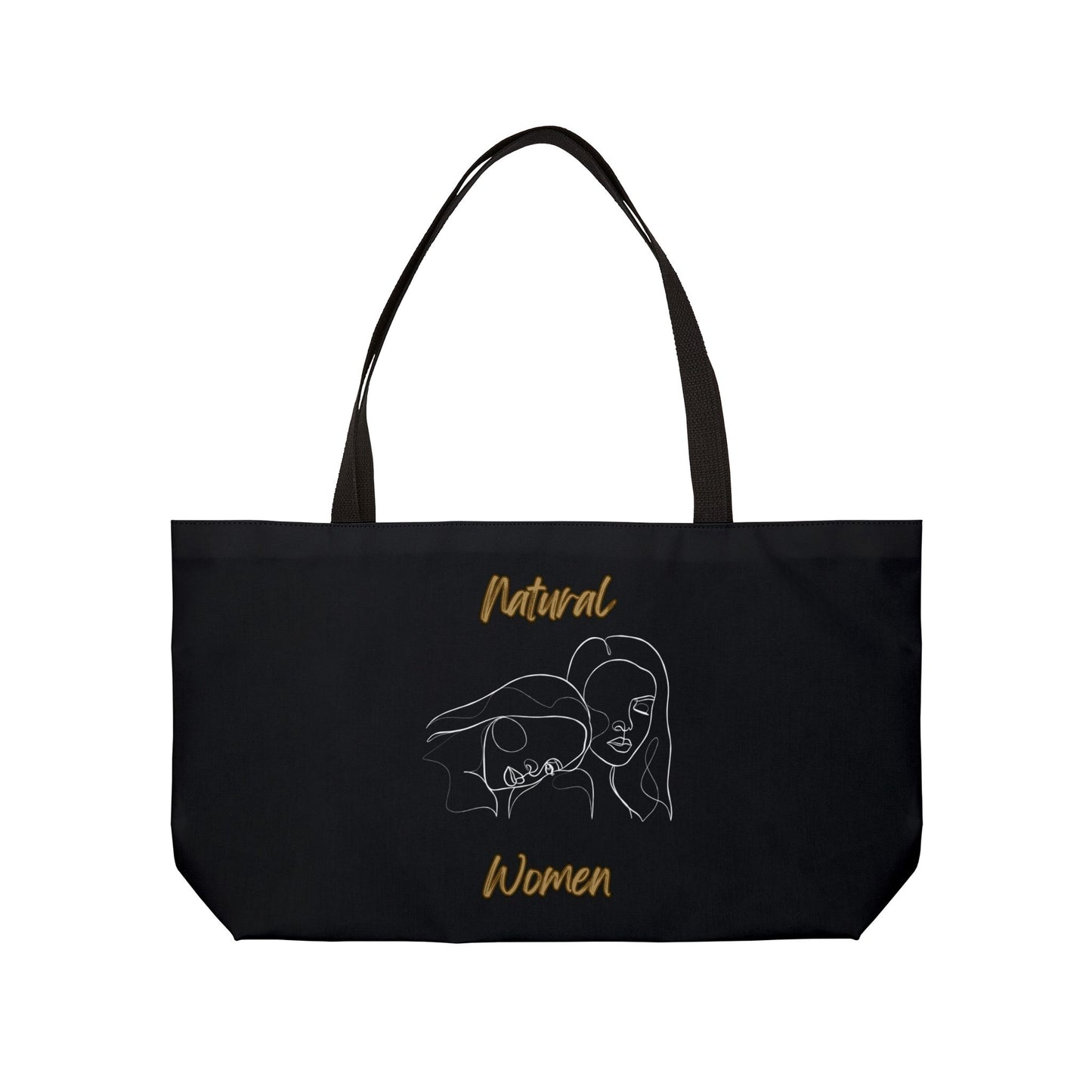 Natural Women Sisters (WL) Weekender Tote Bag BLACK