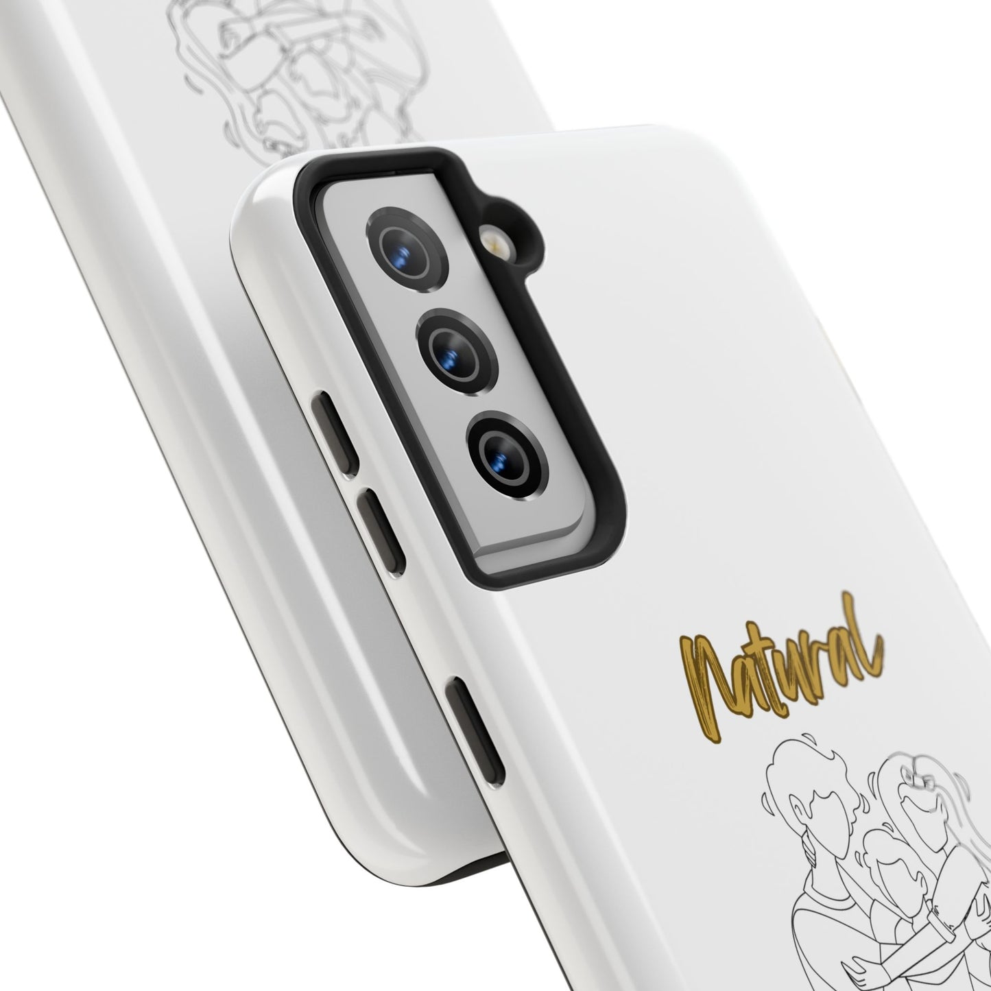 Natural Woman Bear Hugs (BL) Tough Phone Cases WHITE