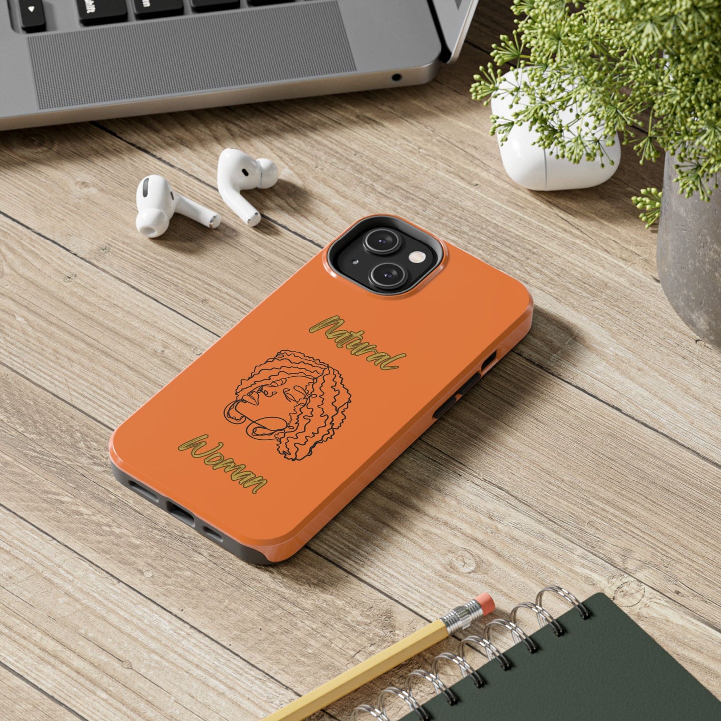 Natural Woman Naturally Me (BL)Tough Phone Cases CRUSTA