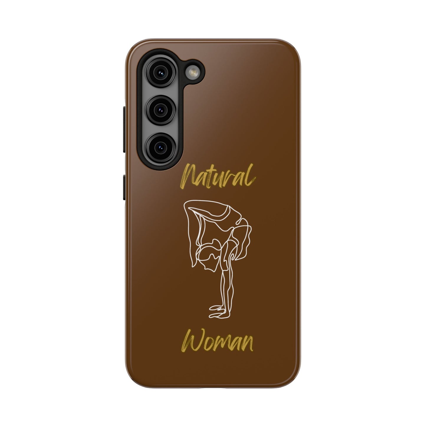 Natural Woman Flexible (WL)Tough Phone Cases BROWN