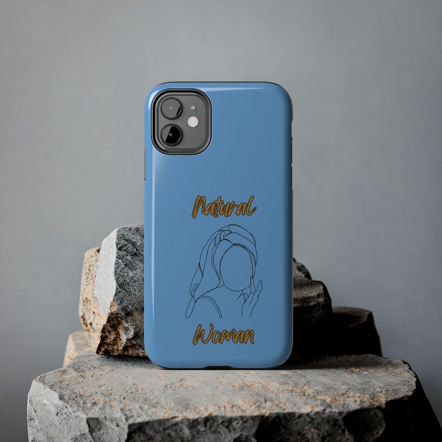 Natural Woman Towel Wrapped (BL)Tough Phone Cases LIGHT BLUE