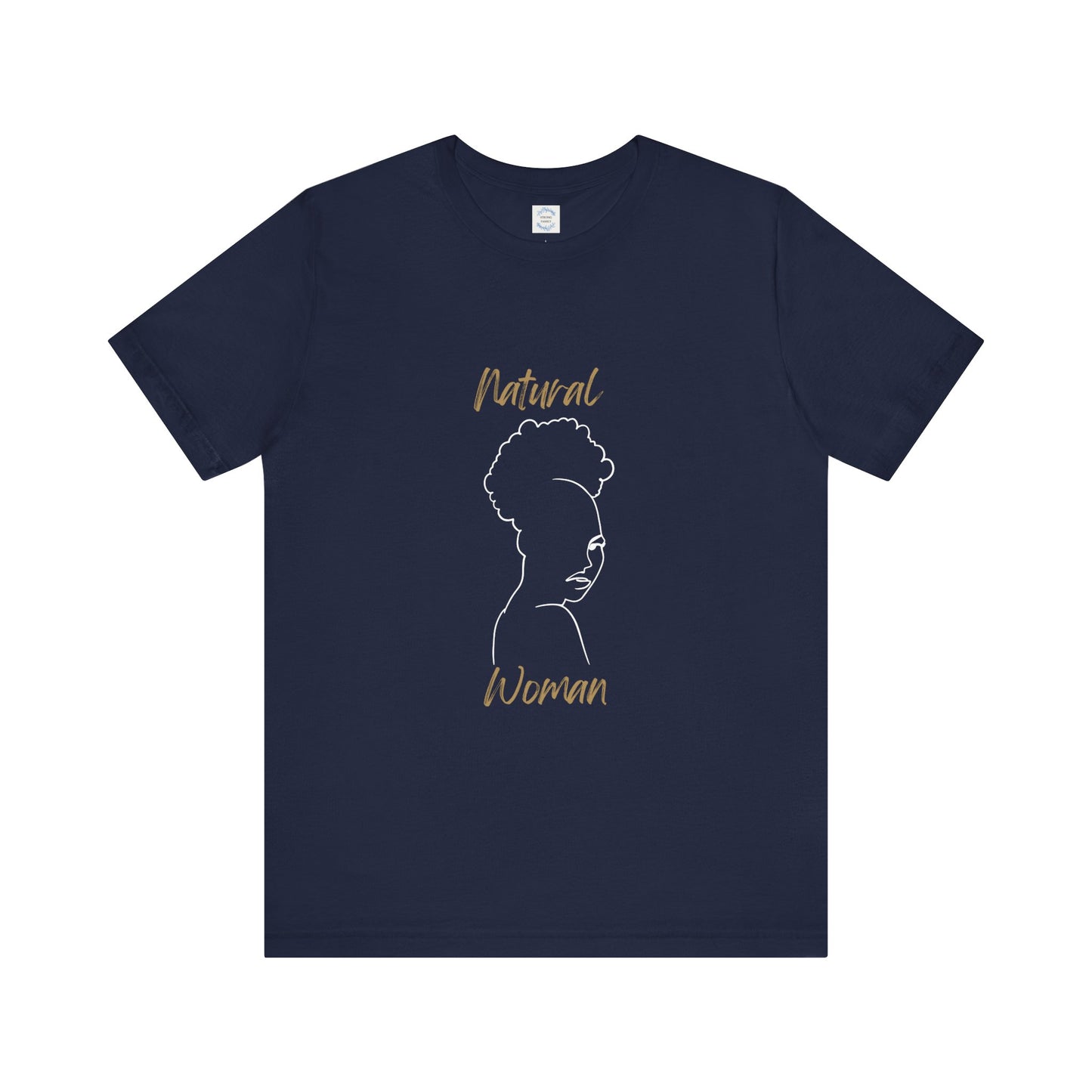 Natural Woman Twist Afro (WL) Short Sleeve T-Shirt