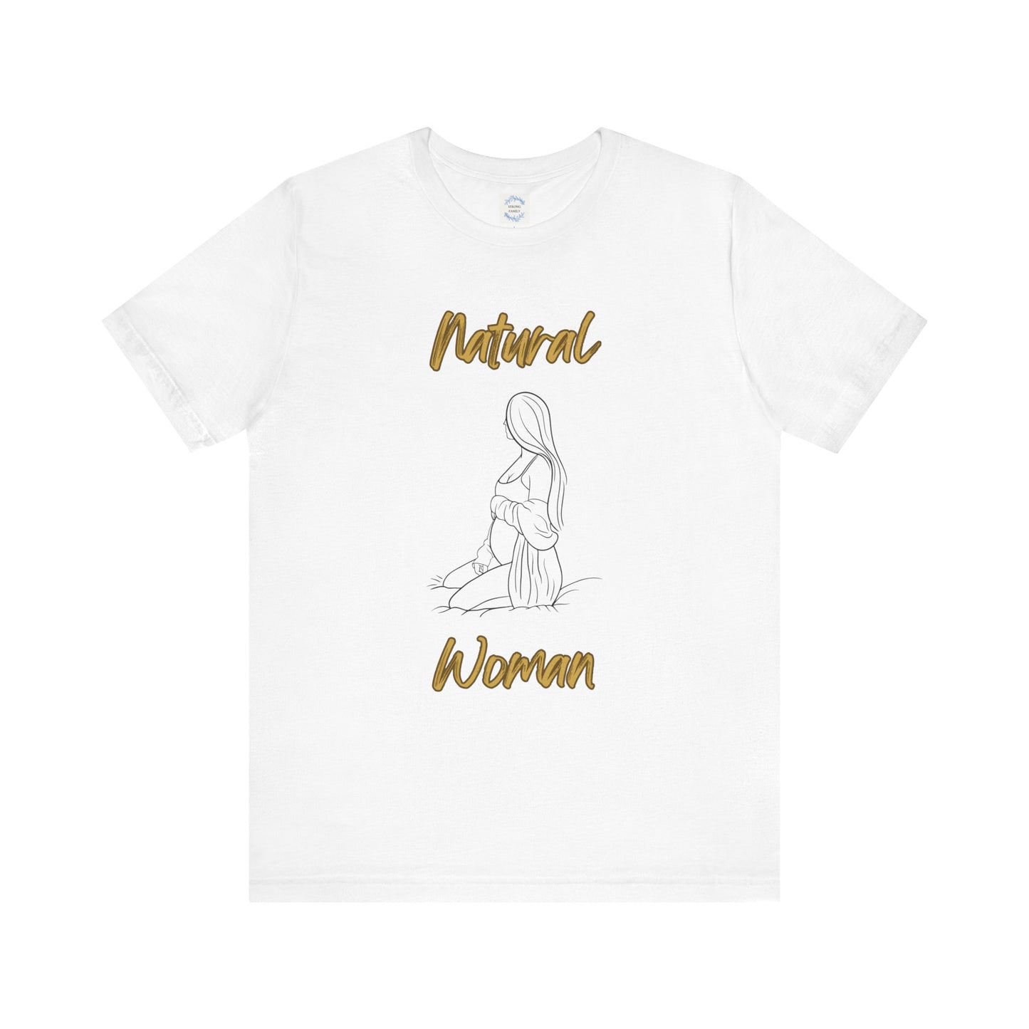 Natural Woman Expecting (BL) Short Sleeve T-Shirt