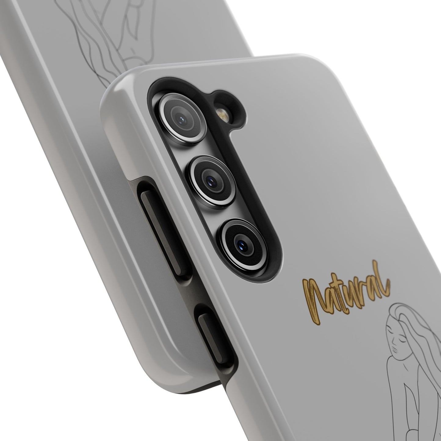 Natural Woman Beauty (BL) Tough Phone Cases LIGHT GREY