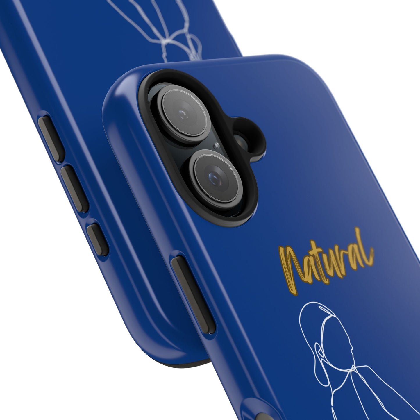 Natural Woman Hands Free (WL)Tough Phone Cases DARK BLUE