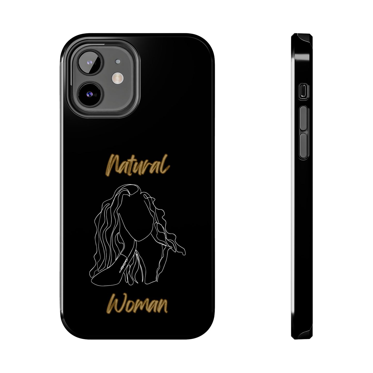 Natural Woman Relaxed (WL) Tough Phone Cases BLACK