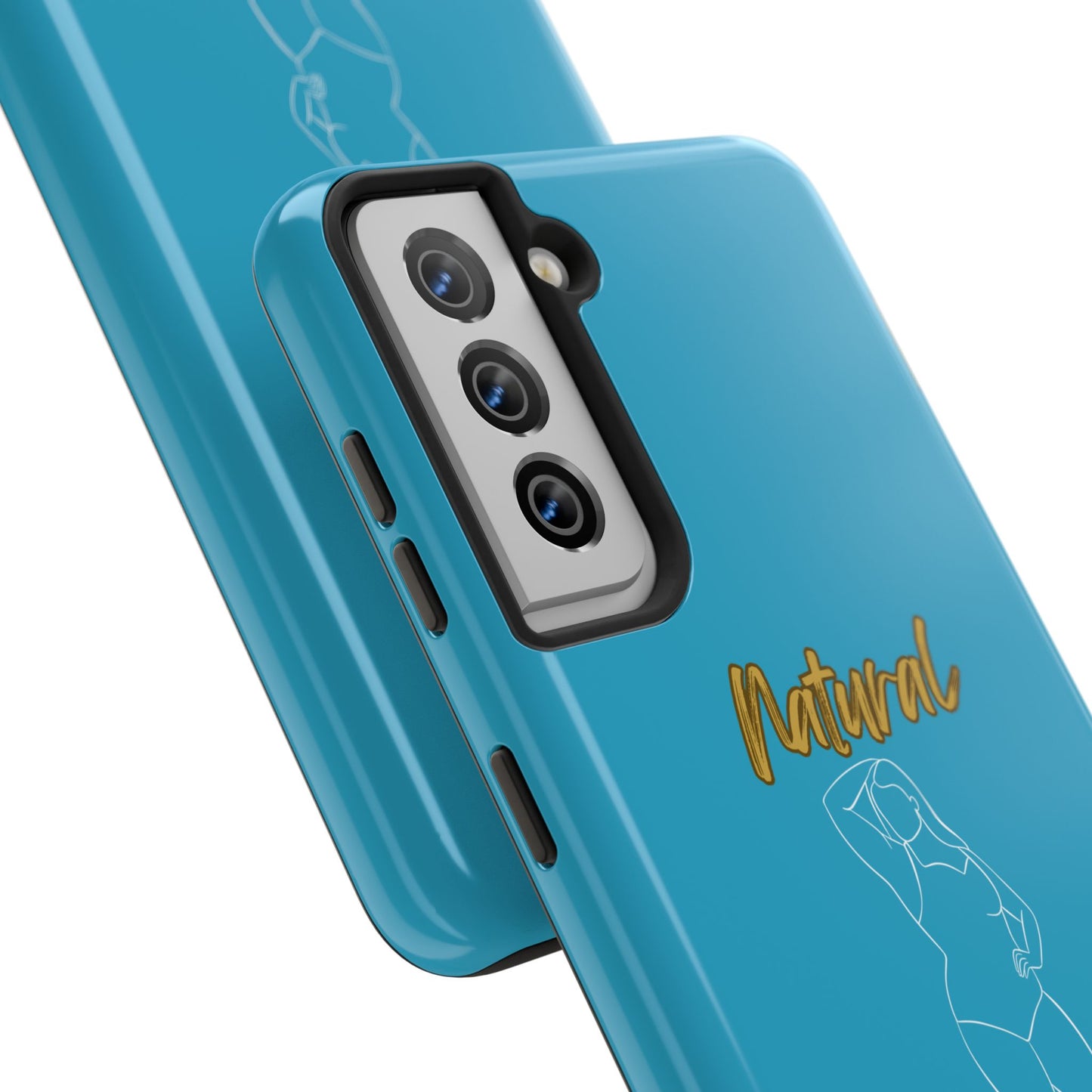 Natural Woman Looking Good (WL)Tough Phone Cases TURQUOISE