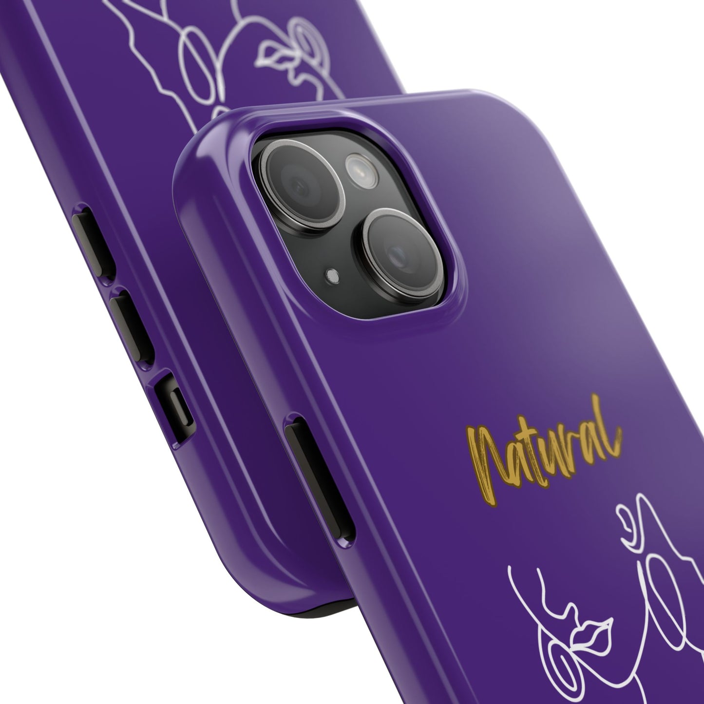 Natural Woman Lips (WL)Tough Phone Cases PURPLE