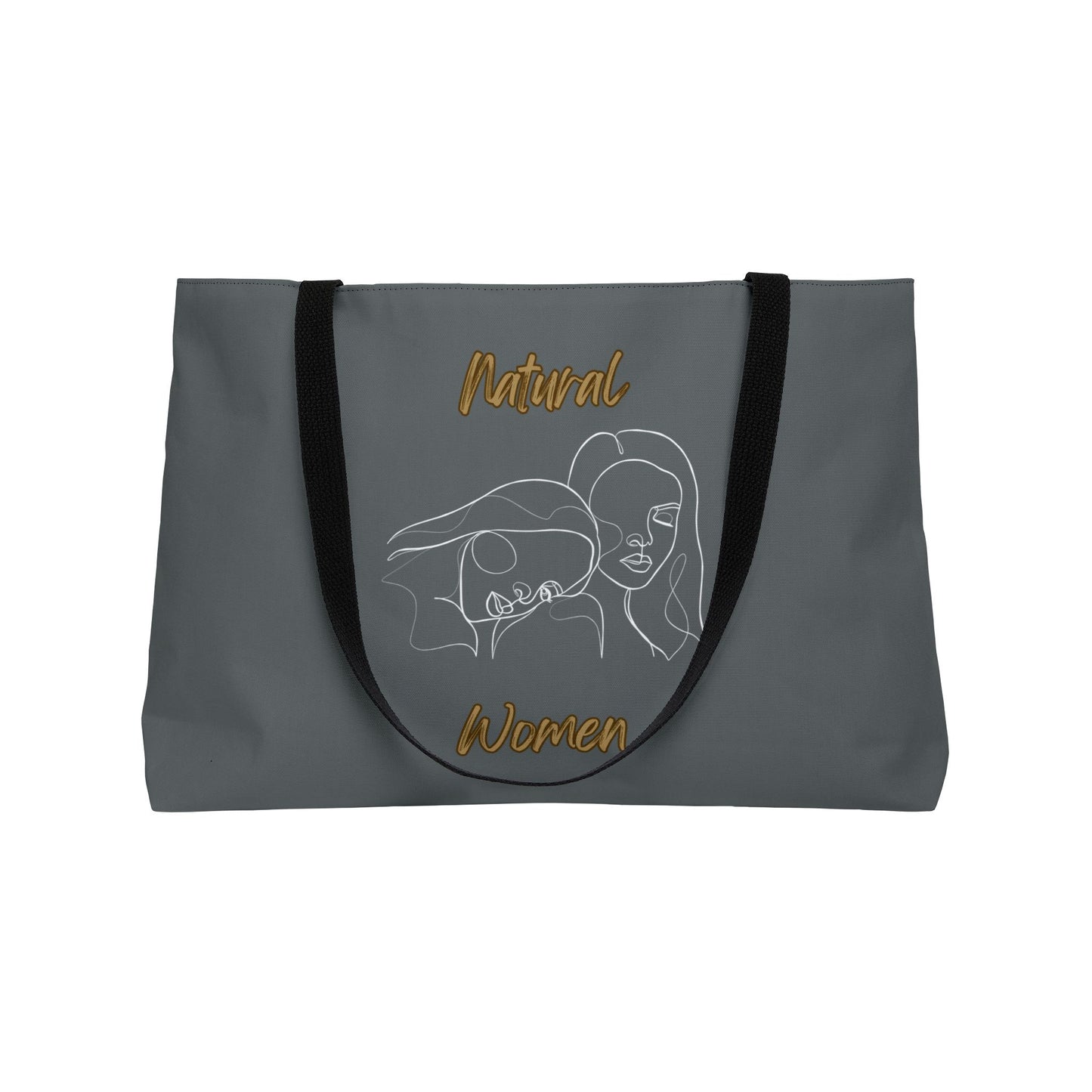 Natural Women Sisters (WL) Weekender Tote Bag DARK GREY