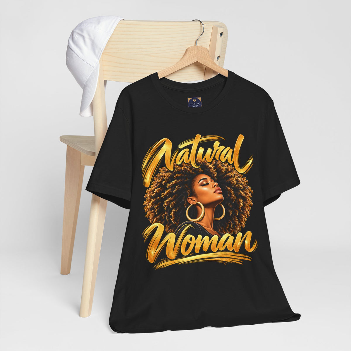 Natural Woman “Afro” Graphic Tee | Women’s Inspirational T-Shirt