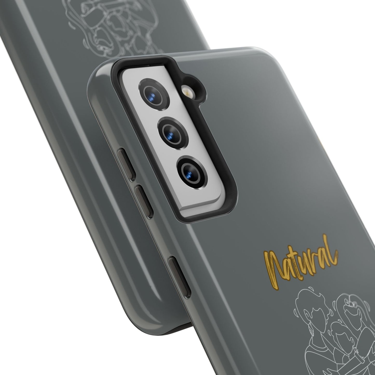Natural Woman Bear Hugs (WL) Tough Phone Cases DARK GREY