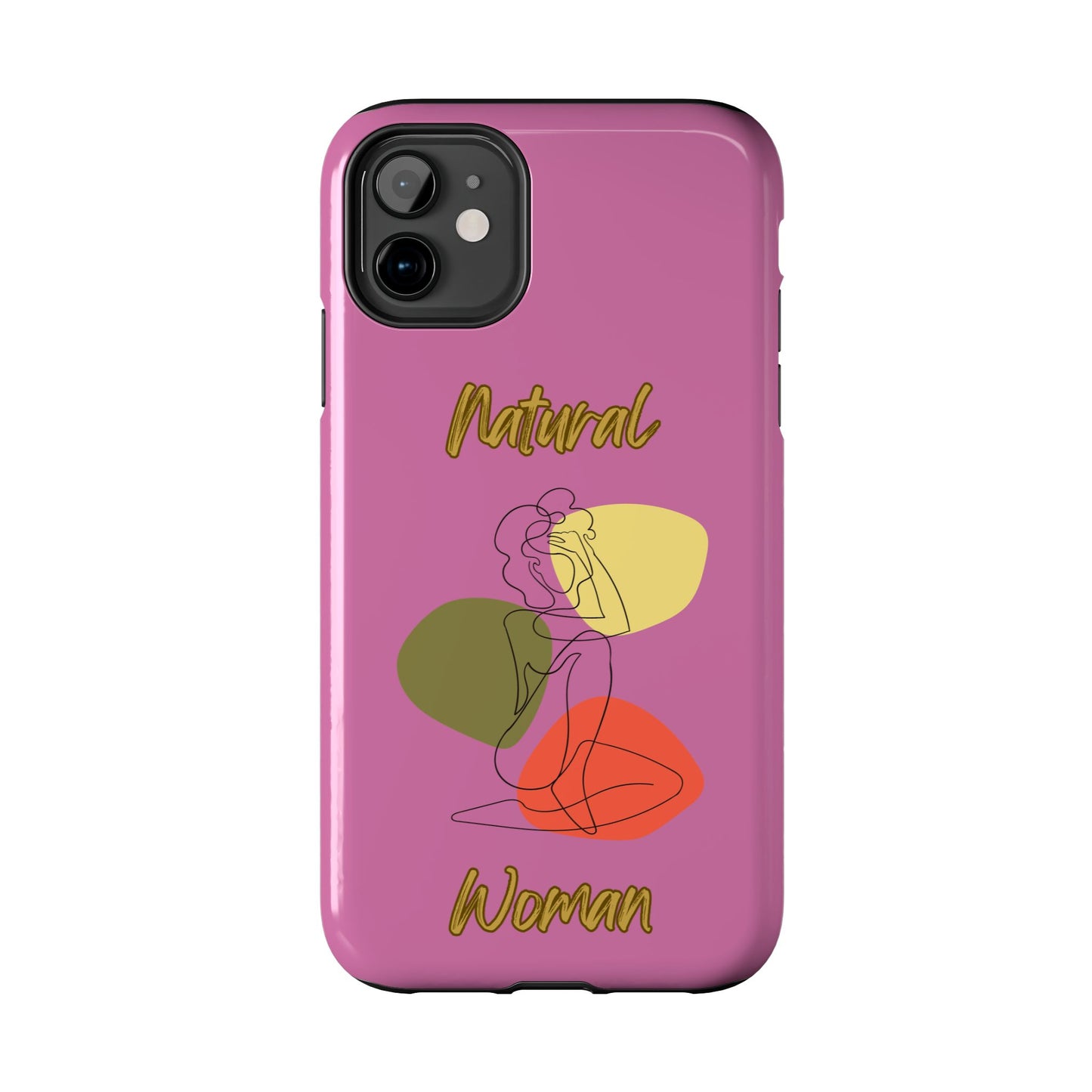 Natural Woman Colorful Pose (BL)Tough Phone Cases LIGHT PINK