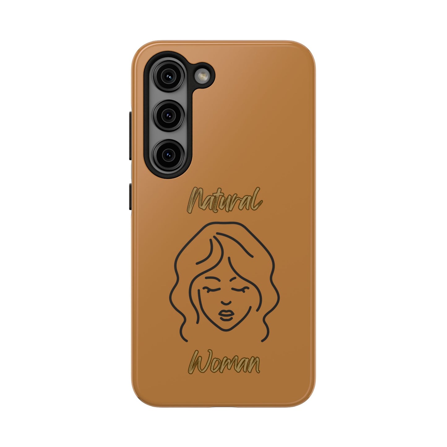 Natural Woman Modest (BL)Tough Phone Cases LIGHT BROWN