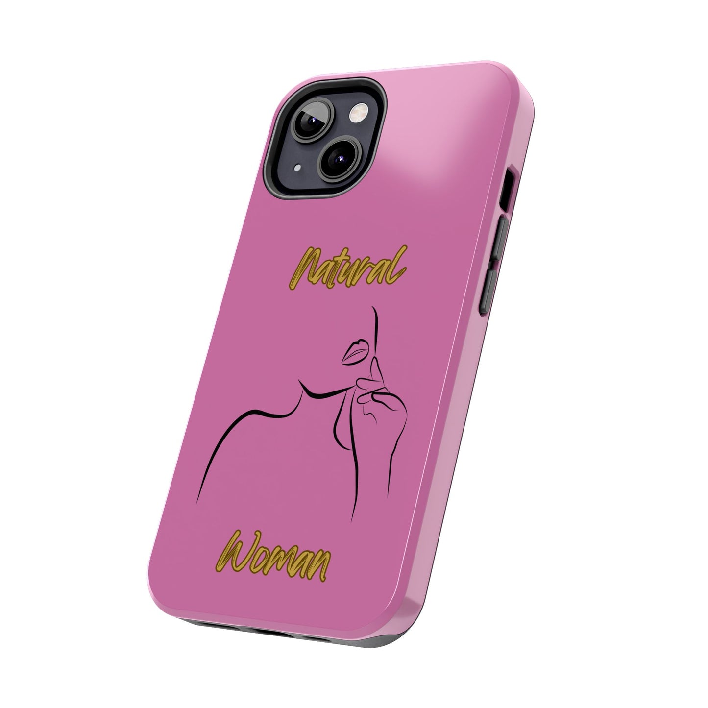 Natural Woman Chin Up (BL)Tough Phone Cases LIGHT PINK