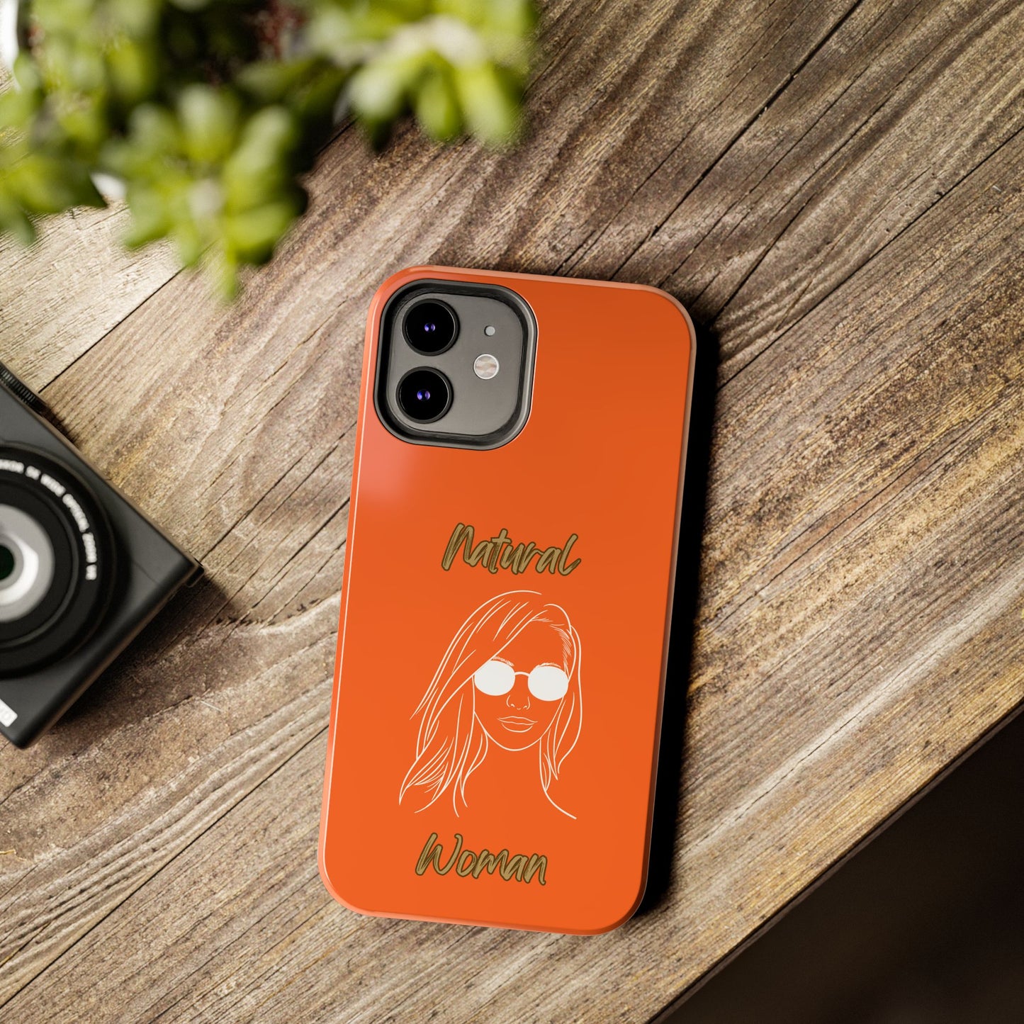 Natural Woman Shades (WL)Tough Phone Cases ORANGE