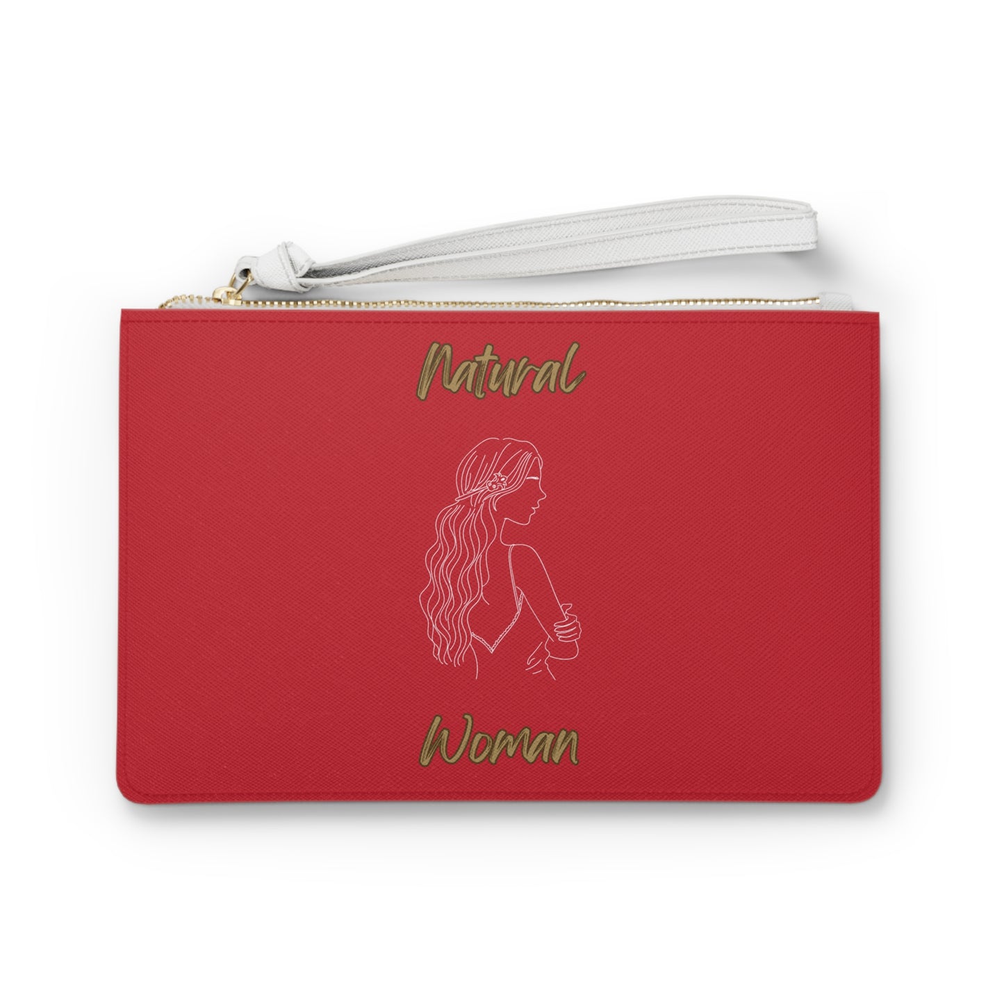 Natural Woman Young Woman (WL) Clutch Bag DARK RED